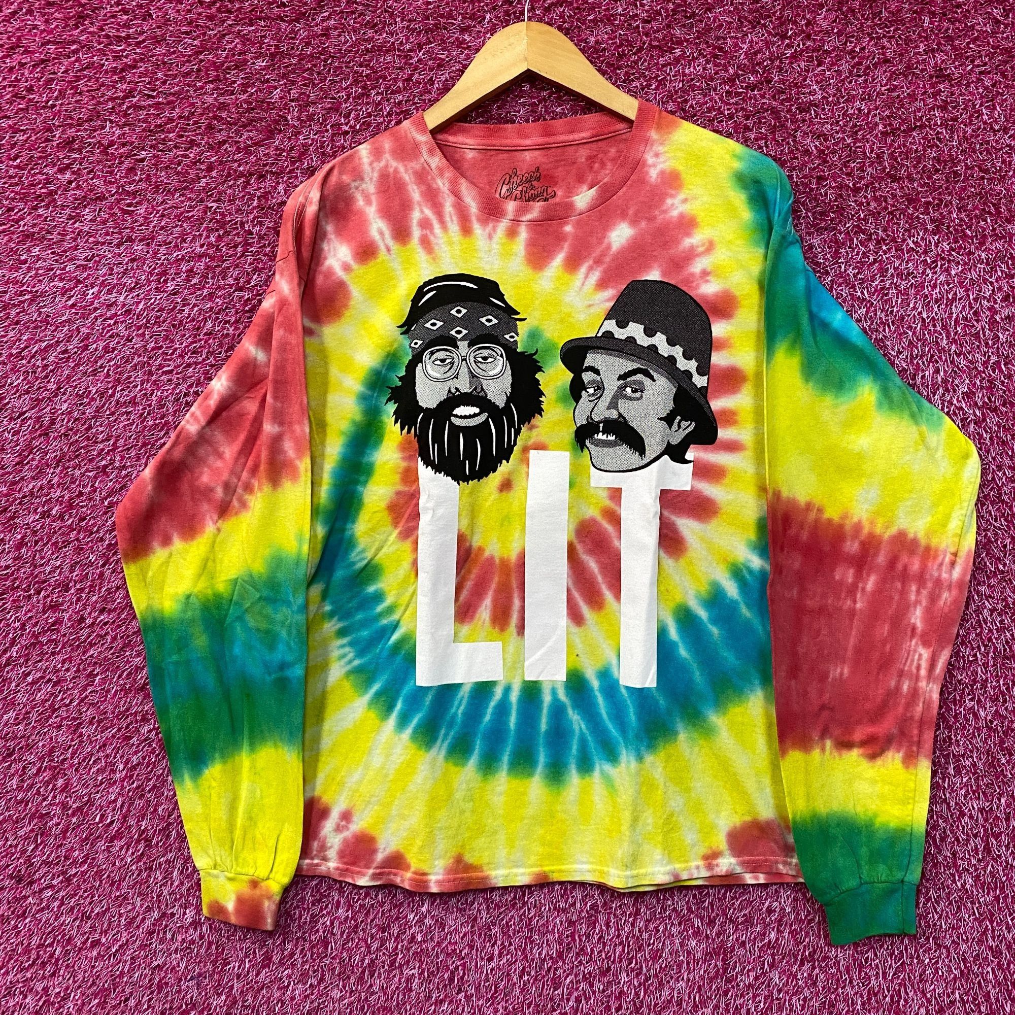 Other Cheech and Chong LIT Tie Dye Long Sleeve T-Shirt Medium Size US M / EU 48-50 / 2 - 1 Thumbnail