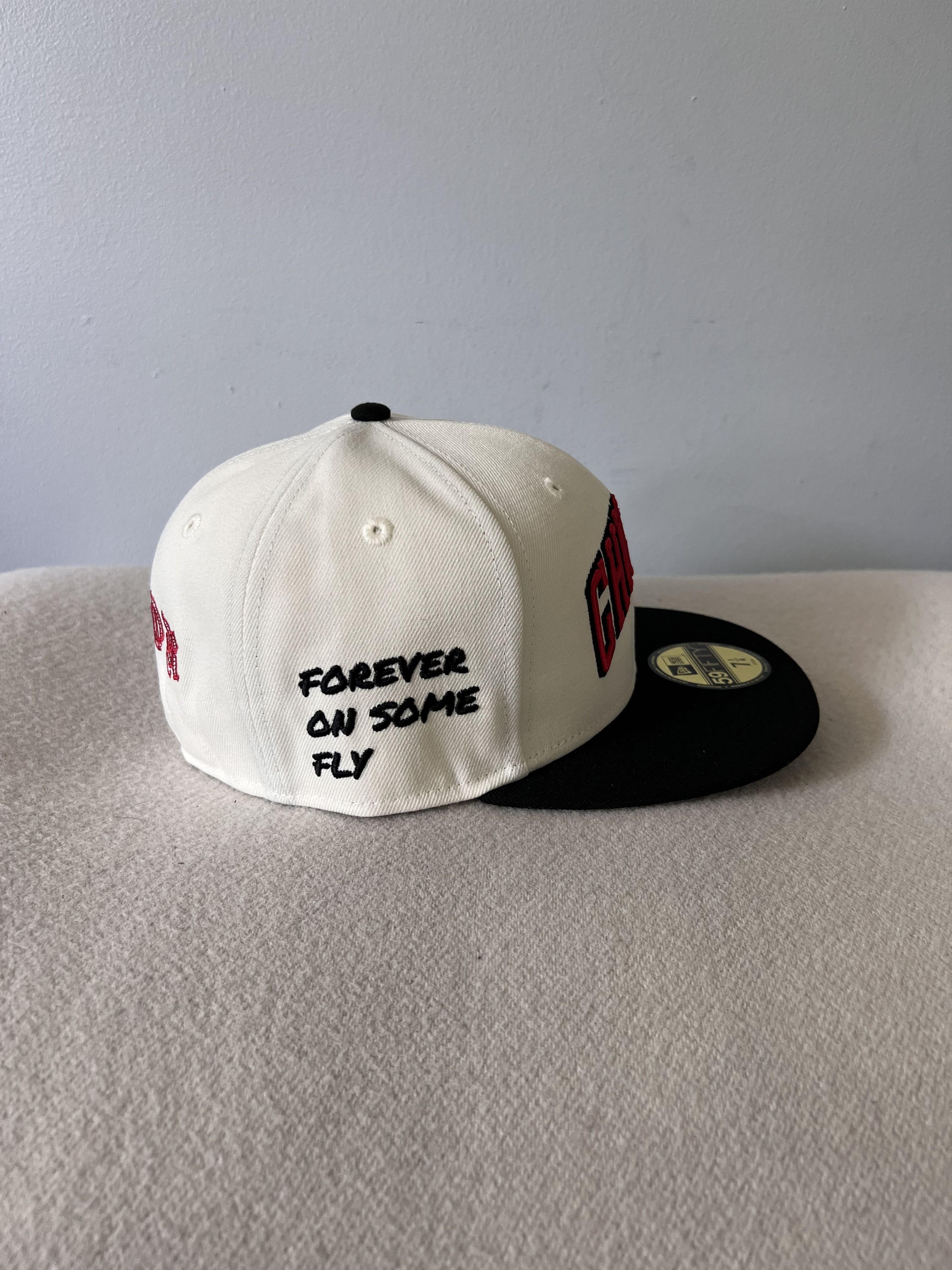 Hat Club × New Era 7 1/4 New Era Jae Tips Chicago Bulls 59FIFTY Fitted Hat Size ONE SIZE - 4 Thumbnail