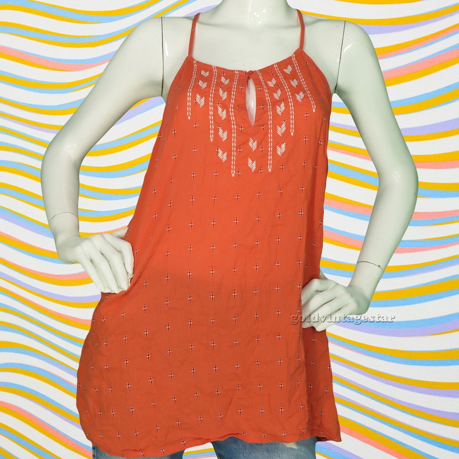 Other Old Navy Top XL Embroidered Halter Size XL / US 12-14 / IT 48-50 - 1 Thumbnail