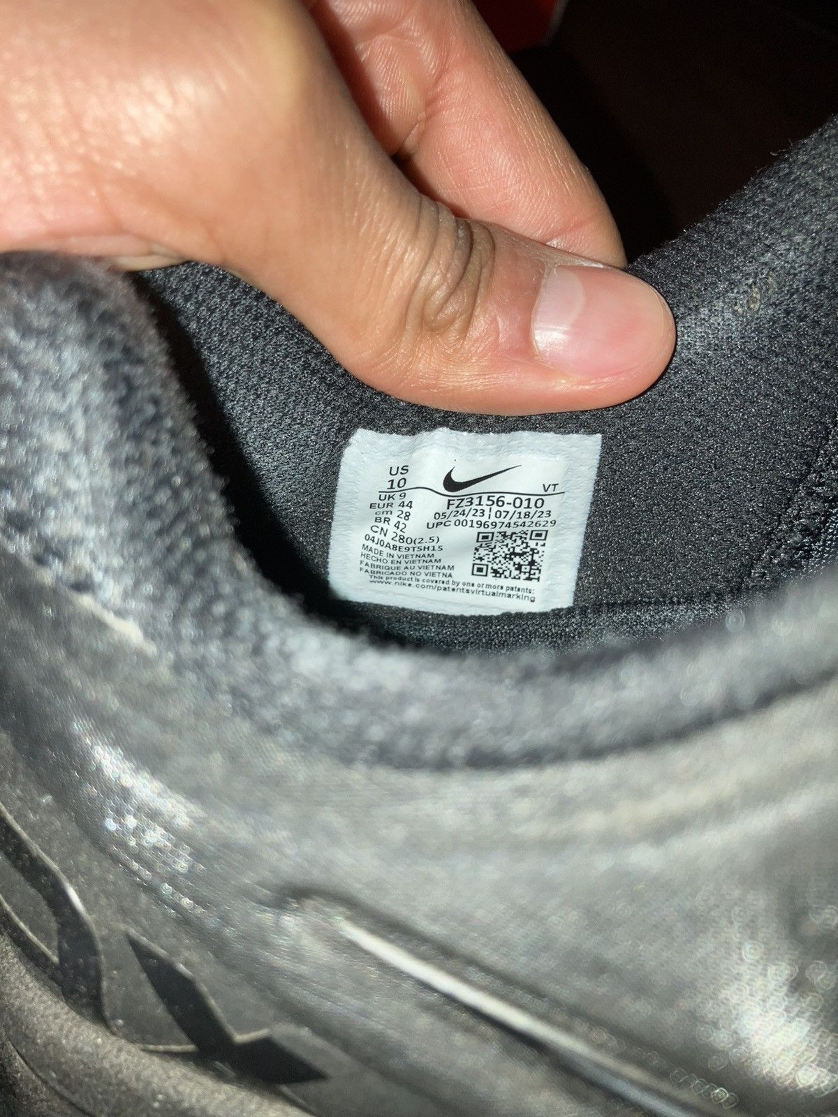 Nike Air Max 2013 Triple Black Retro Size US 10 / EU 43 - 10 Thumbnail