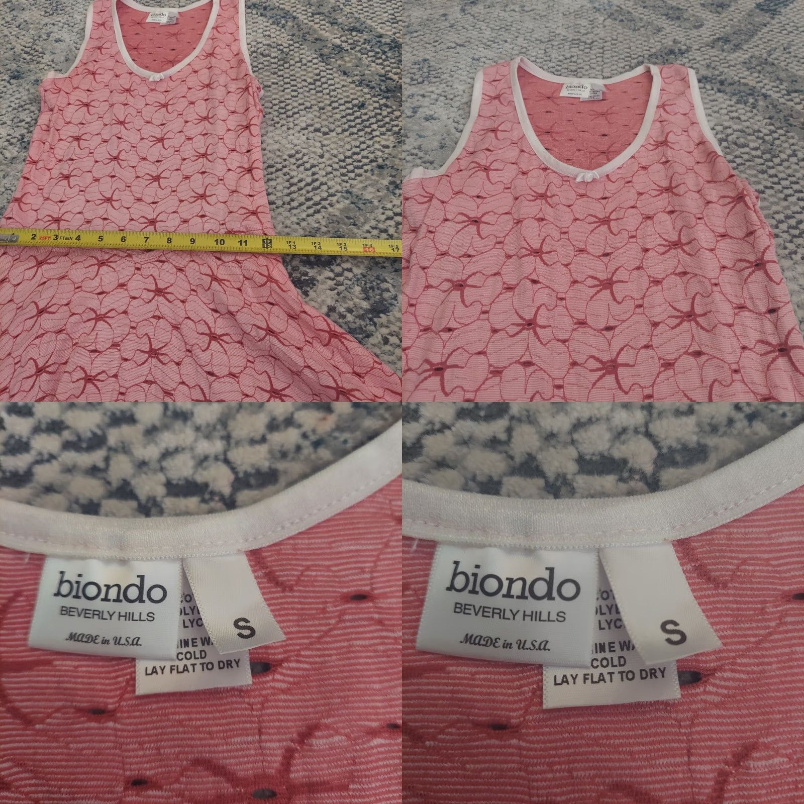 Vintage Biondo Beverly Hills Dress Women's Sleeveless Pink S Maxi Long Casual Party/Cocktail Formal Redefined 90s (none) Size S / US 4 / IT 40 - 8 Thumbnail