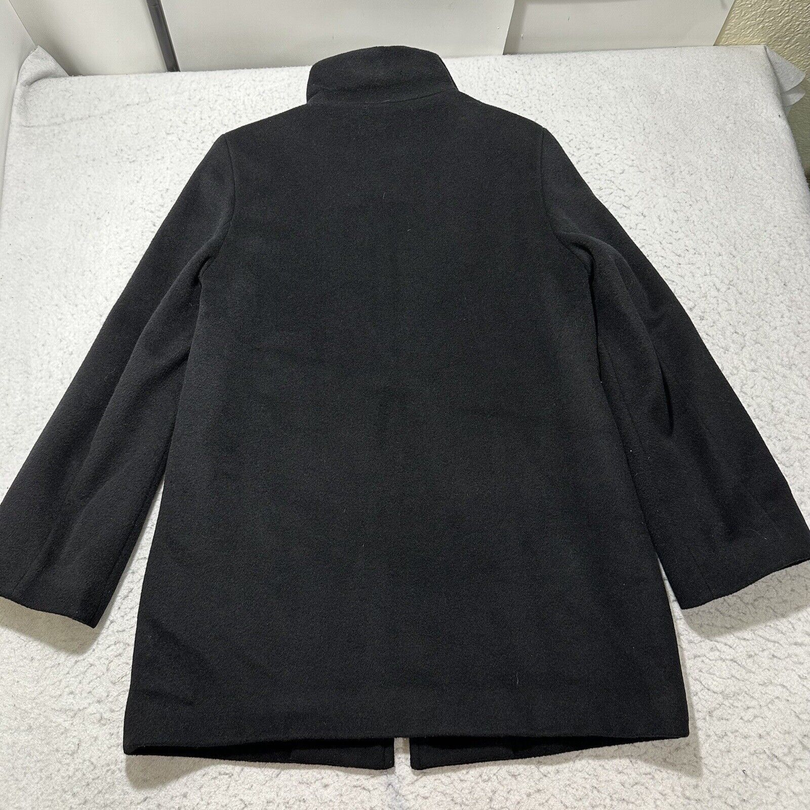 Other Dana Buchman 8 Black Wool Angora Blend High Neck Coat Jacket Size M / US 6-8 / IT 42-44 - 10 Thumbnail