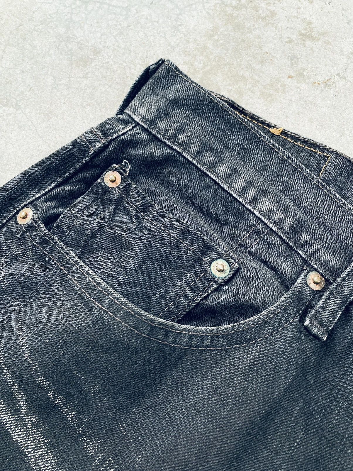 Levi's Vintage 90s Levis 501 Luster Denim Pants Size US 36 / EU 52 - 8 Thumbnail