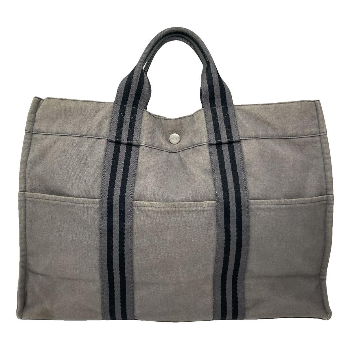 Other Hermès Grey Cotton Handbag Size ONE SIZE - 1 Thumbnail