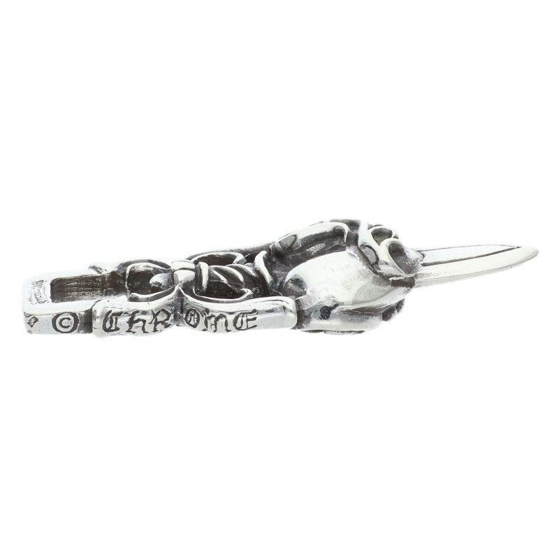 Chrome Hearts Chrome Hearts Dagger Heart Silver Necklace Size ONE SIZE - 3 Thumbnail