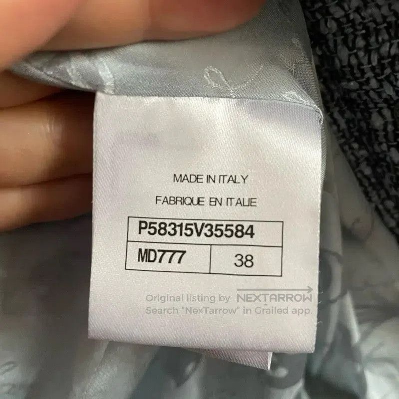 Chanel Chanel Gray Cotton Blend Women's Jacket . Size S / US 4 / IT 40 - 3 Thumbnail