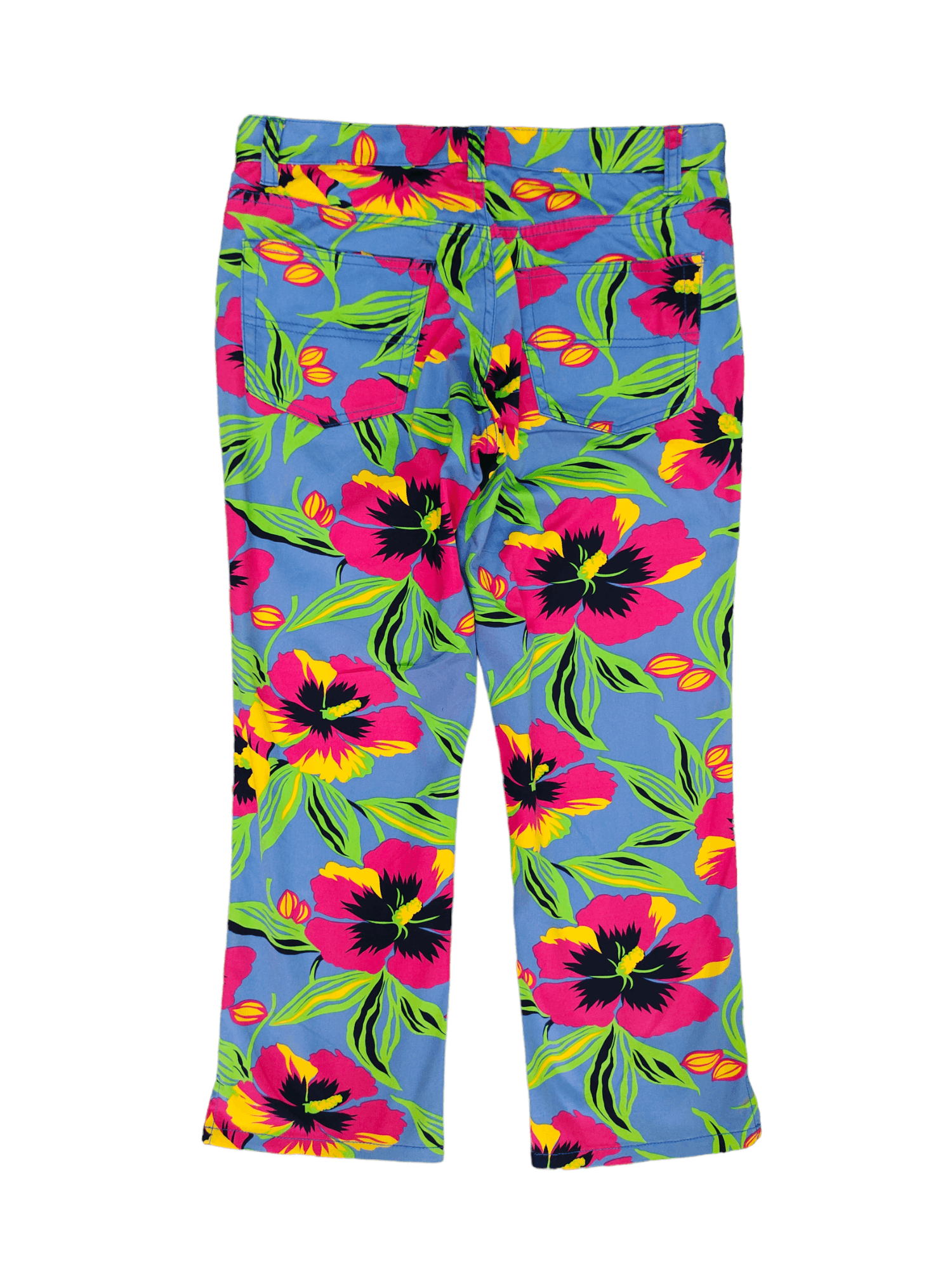 Polo Ralph Lauren Polo Jeans Flower FullPrint Multicolor 3Q Pants Size 29" - 12 Thumbnail