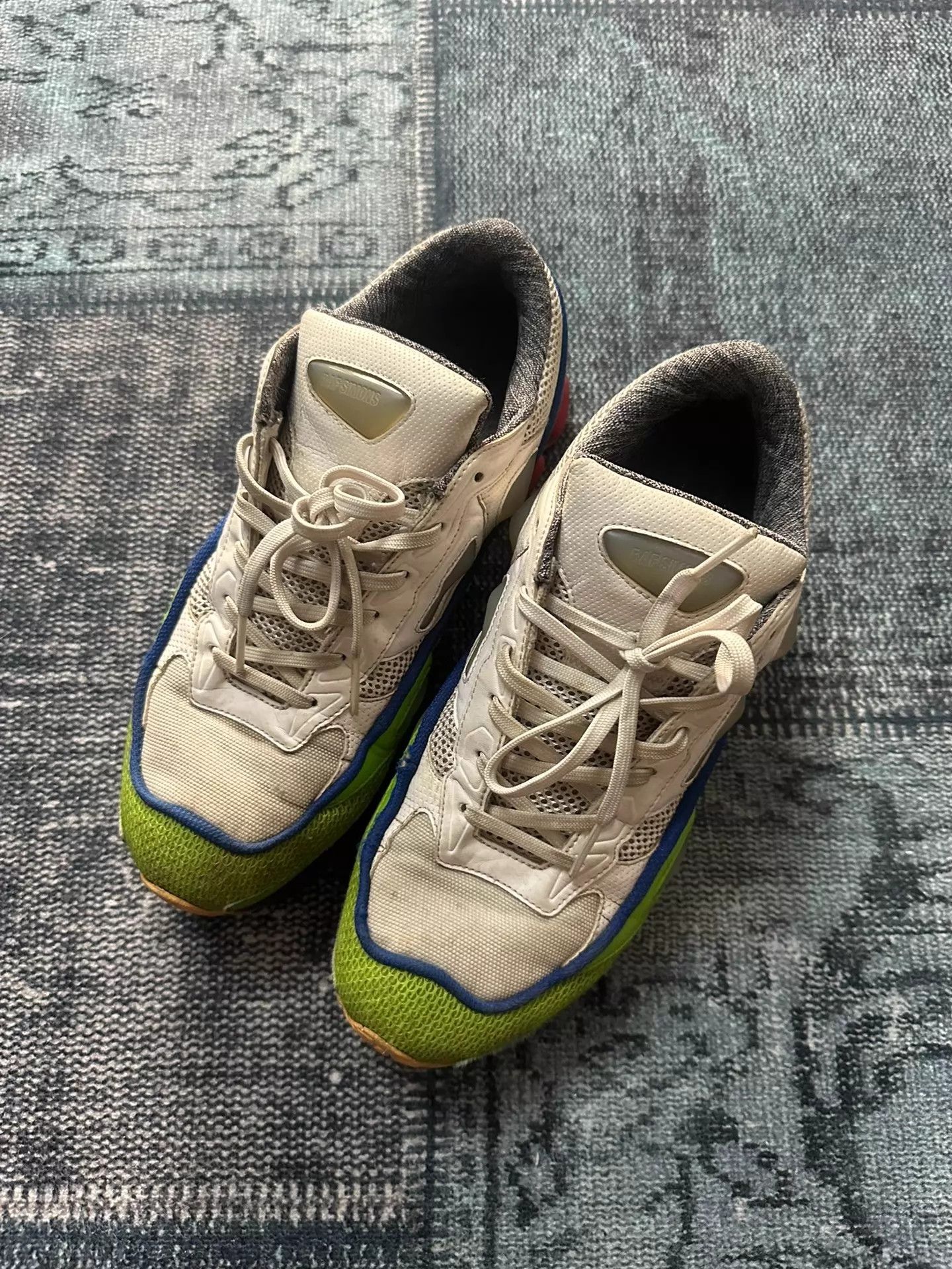 Raf Simons Raf Simons Ozweego Green Red White 42.5 Size US 9.5 / EU 42-43 - 3 Thumbnail