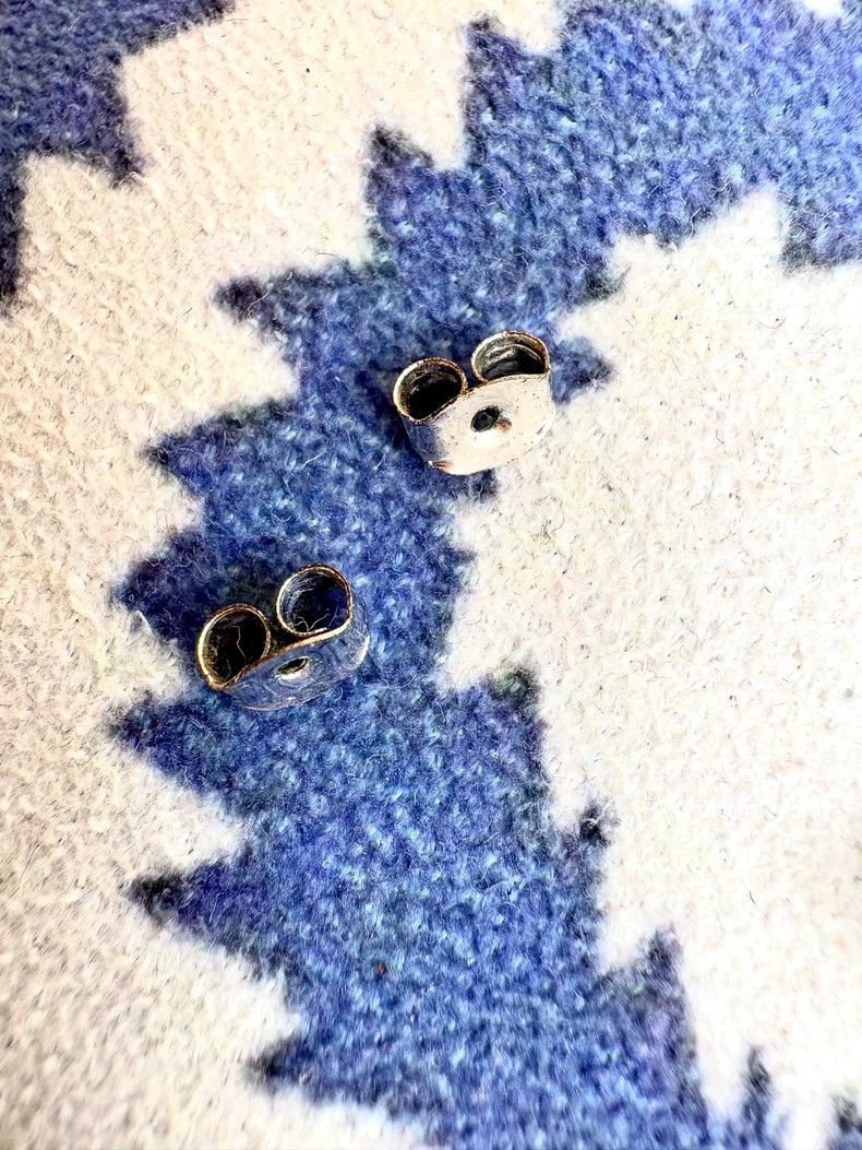 Vivienne Westwood Vivienne Westwood White Marble Saturn Stud Earrings Size ONE SIZE - 5 Thumbnail