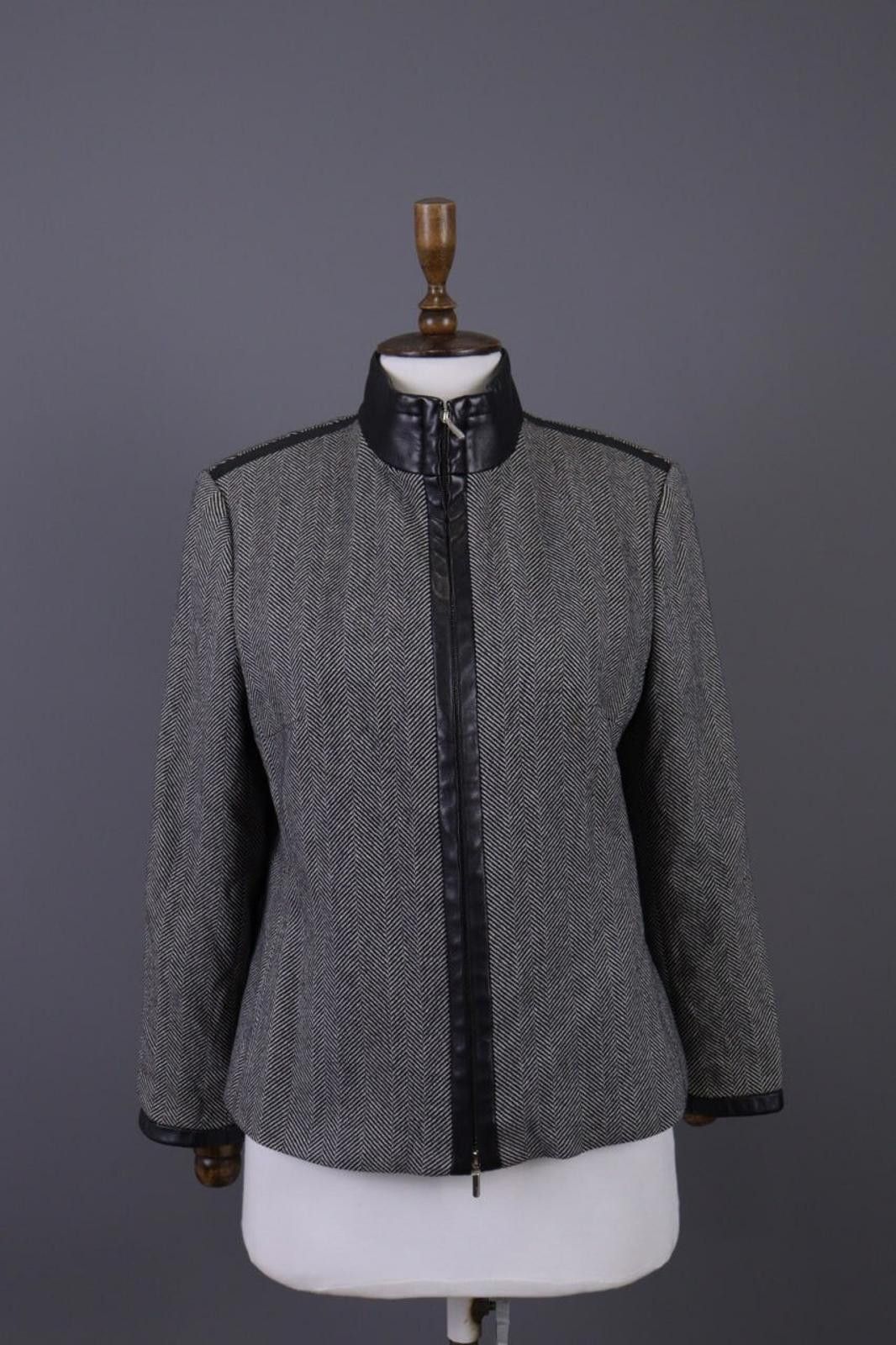 Polo Ralph Lauren Laurel by Escada Gray Full Zip Designer Jacket Size 40 / M Size M / US 6-8 / IT 42-44 - 1 Thumbnail