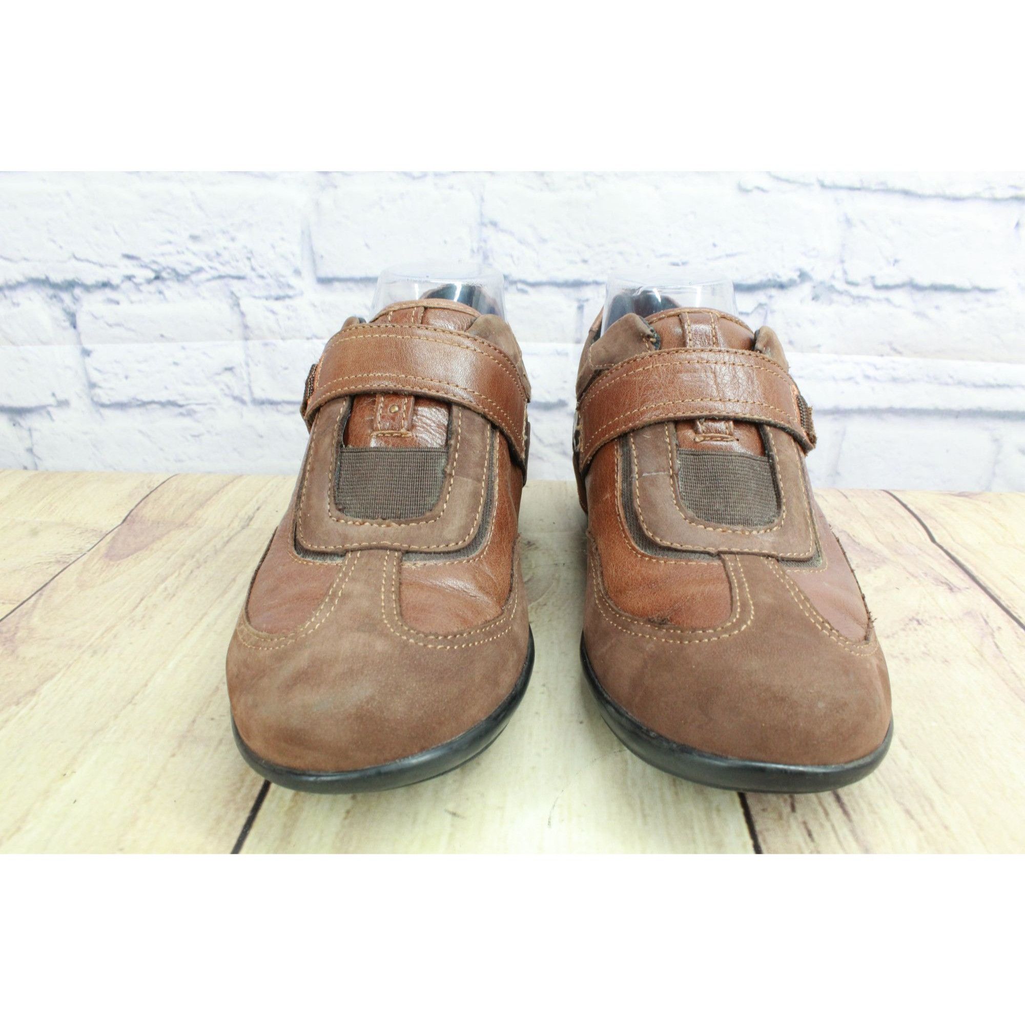 Aetrex Aetrex Brown Leather Comfort Walking Shoes Size US 9 / IT 39 - 4 Thumbnail