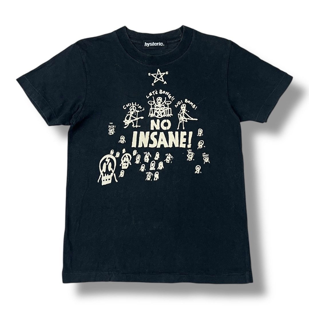 Designer × Hysteric Glamour × Japanese Brand HYSTERIC GLAMOUR NO INSANE JAPANESE BRAND SHIRT Size US S / EU 44-46 / 1 - 1 Thumbnail