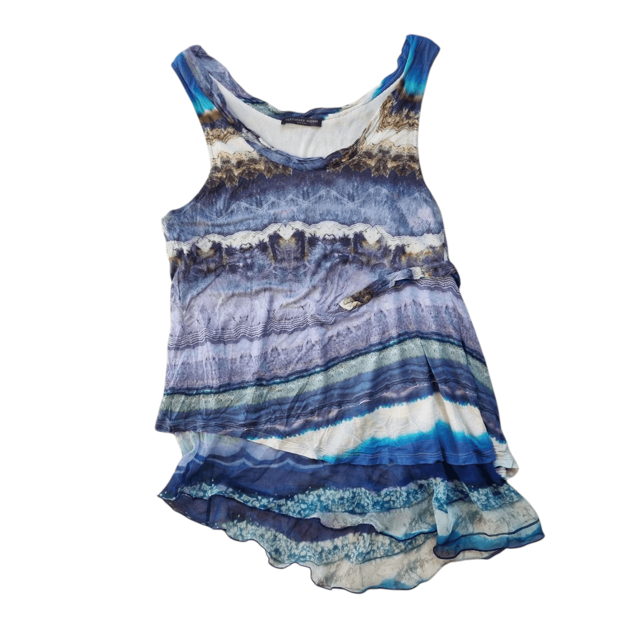 Alexander McQueen Alexander Mcqueen Resort 2010 Agate Geode Print Top Size S / US 4 / IT 40 - 1 Thumbnail