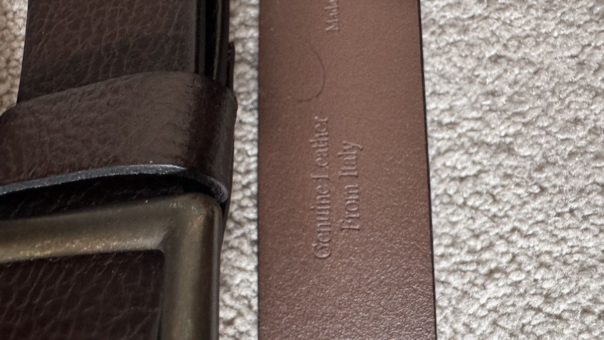 Uniqlo Uniqlo Genuine Leather Belts Size 32 - 2 Thumbnail