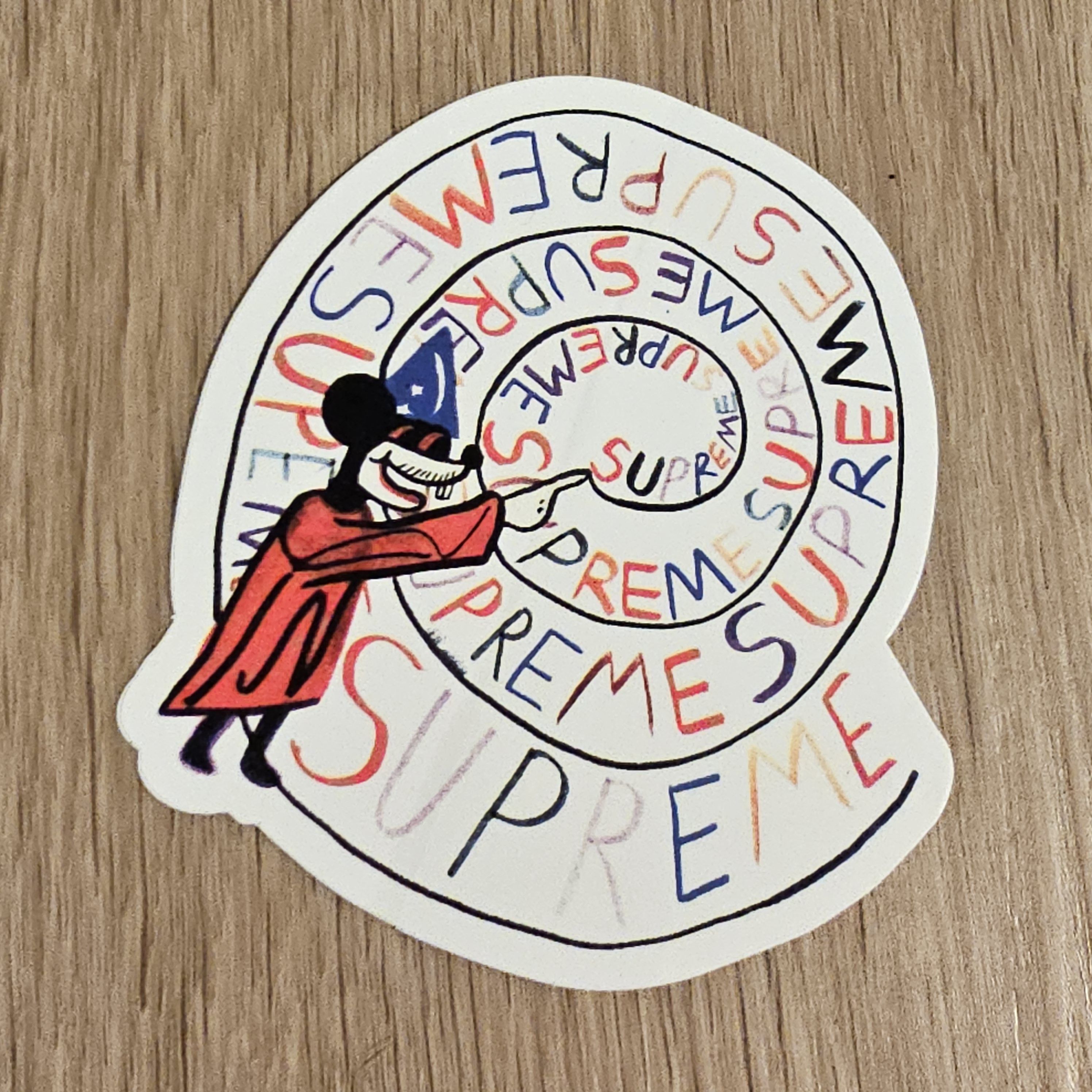 Supreme Supreme Swirl Joe Roberts Sticker SS17 | Grailed