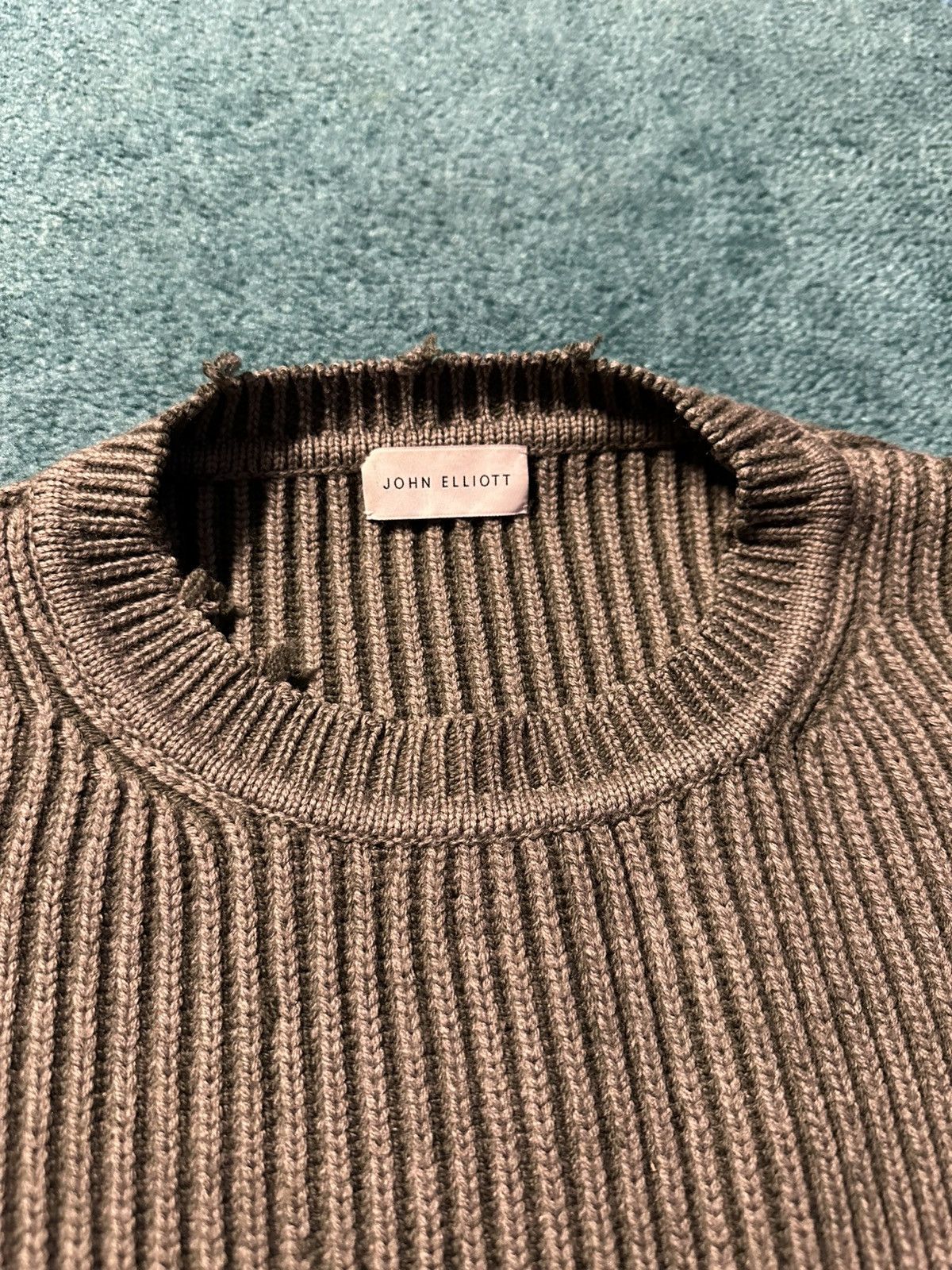 John Elliott John Elliot Structure Wool Knit Crewneck Size US XL / EU 56 / 4 - 3 Thumbnail