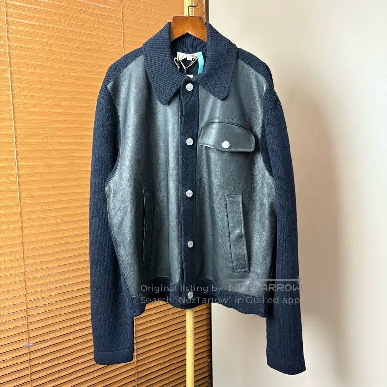 Hermes Hermes Leather Patched Biker Jacket Size US S / EU 44-46 / 1 - 1 Thumbnail