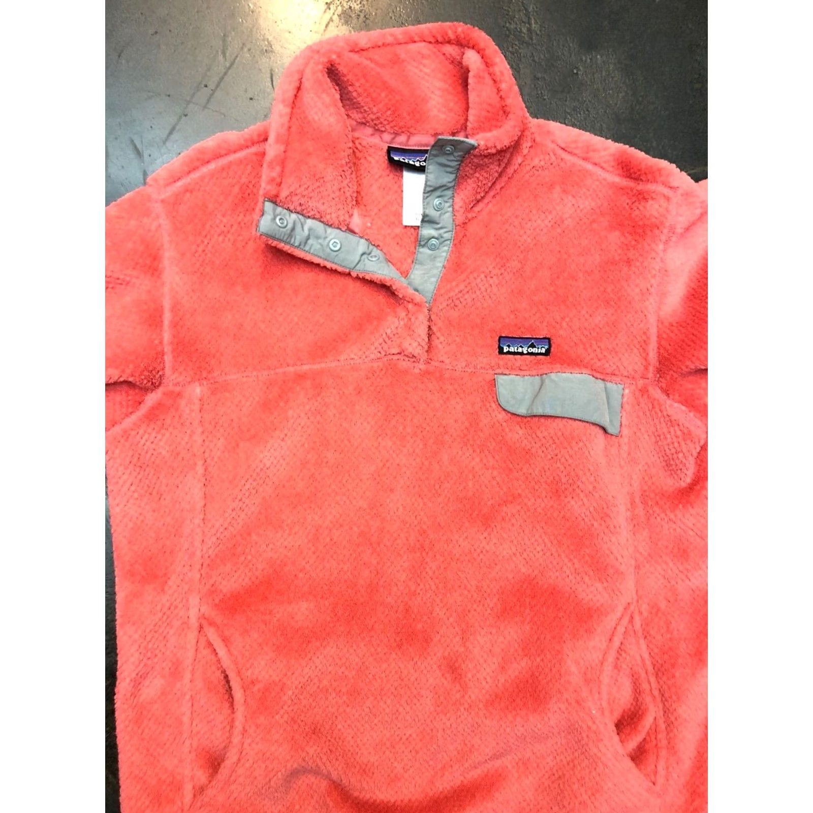 Patagonia Patagonia Fleece Jacket Pullover Snap-T Womens XL Pink Salmon Polartec Outdoors Size XL / US 12-14 / IT 48-50 - 6 Thumbnail