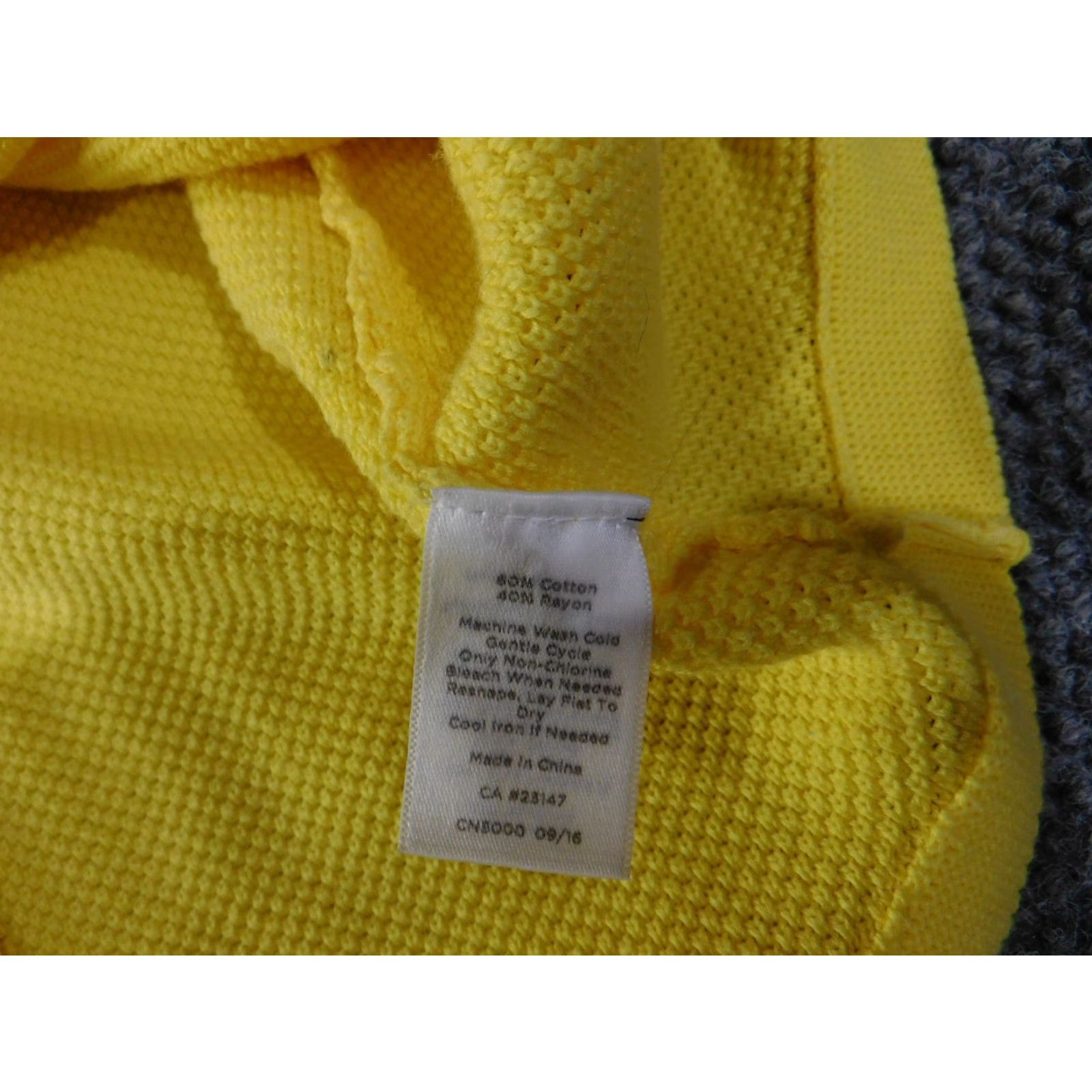 Talbots Talbots sweater womens Small yellow knit buttons stretch pullover Size S / US 4 / IT 40 - 6 Thumbnail