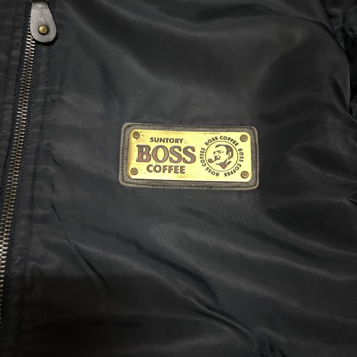 Japanese Brand Suntory Boss Coffee Big Logo Bomber Jacket Reversible Size US M / EU 48-50 / 2 - 16 Thumbnail