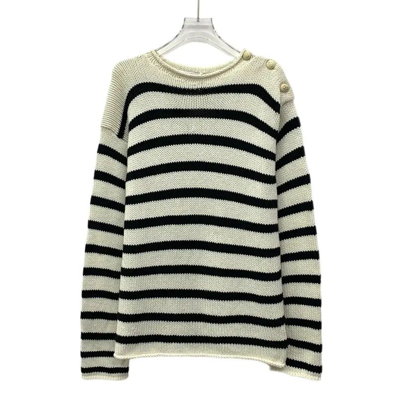Dior Dior Striped Cotton Pullover Sweater 0089 Size M / US 6-8 / IT 42-44 - 1 Thumbnail