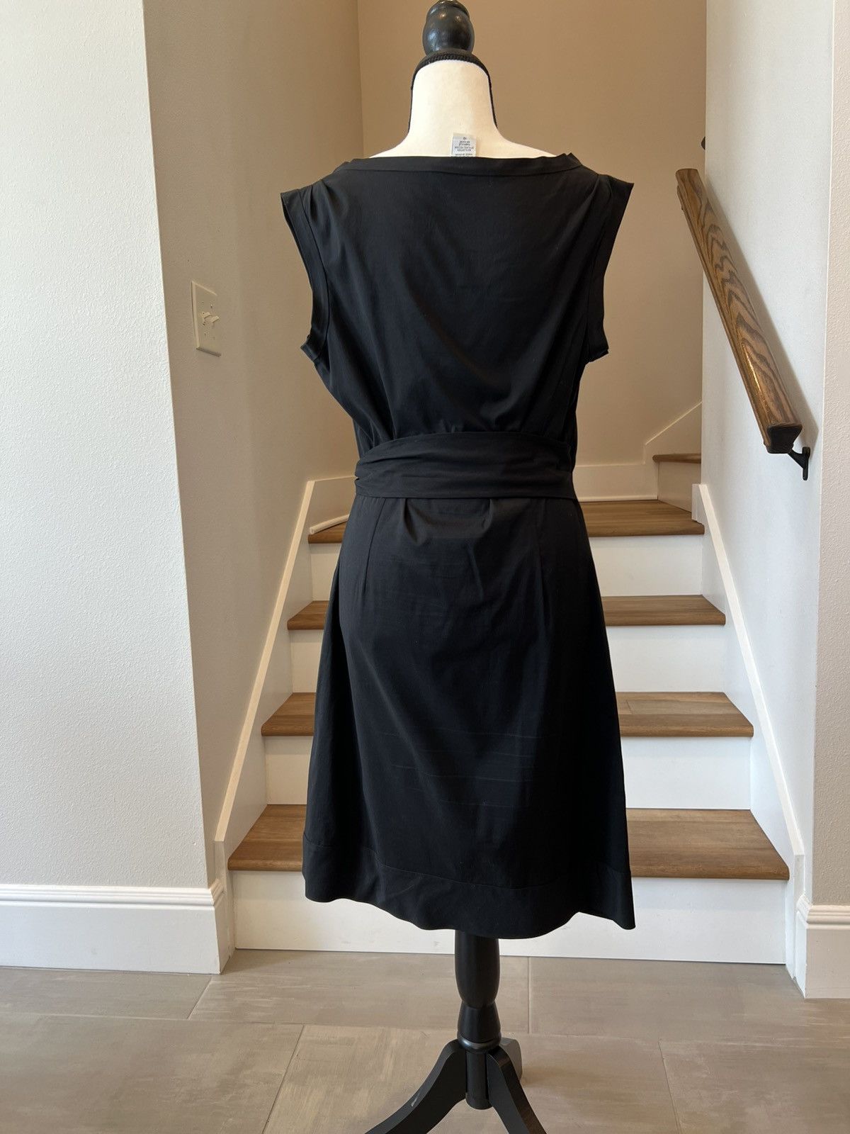 Diane von Furstenberg Diane Von Furstenberg Black Wrap Dress Size 10 Size L / US 10 / IT 46 - 3 Thumbnail