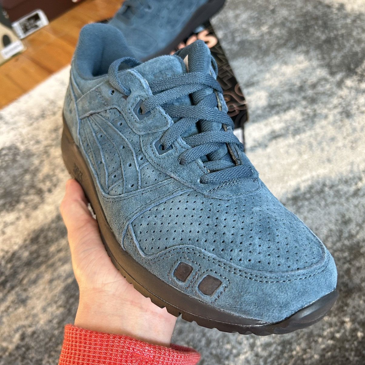 Asics × Kith × Ronnie Fieg 1201A224-300 FW20 KXTH GEL LYTE iii “THE PALETTE” ANCHOR Size US 8.5 / EU 41-42 - 4 Thumbnail