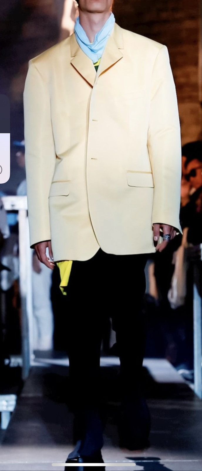 Raf Simons OVERSIZED SATIN BLAZER Size 46S - 15 Thumbnail