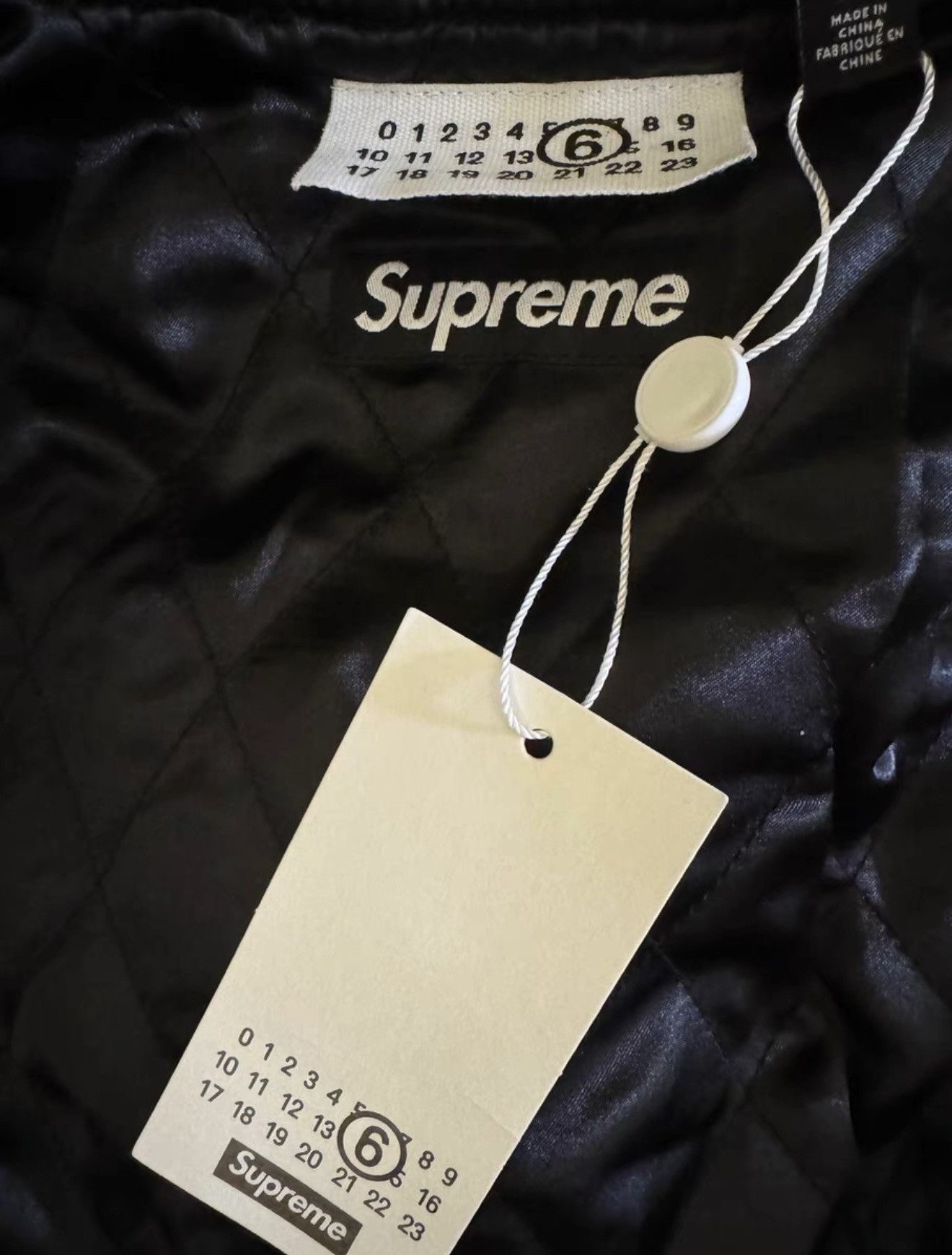 Maison Margiela × Supreme Supreme mm6 maison margiela spilt varsity jacket Size US L / EU 52-54 / 3 - 4 Thumbnail