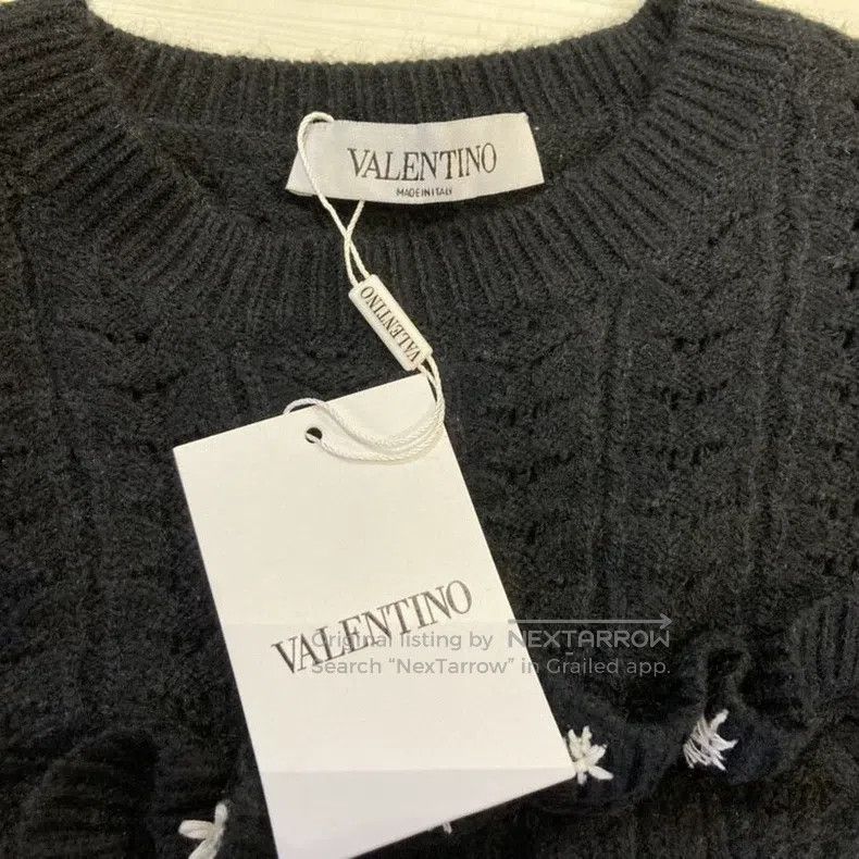 Valentino Mid-sleeve wool pullover