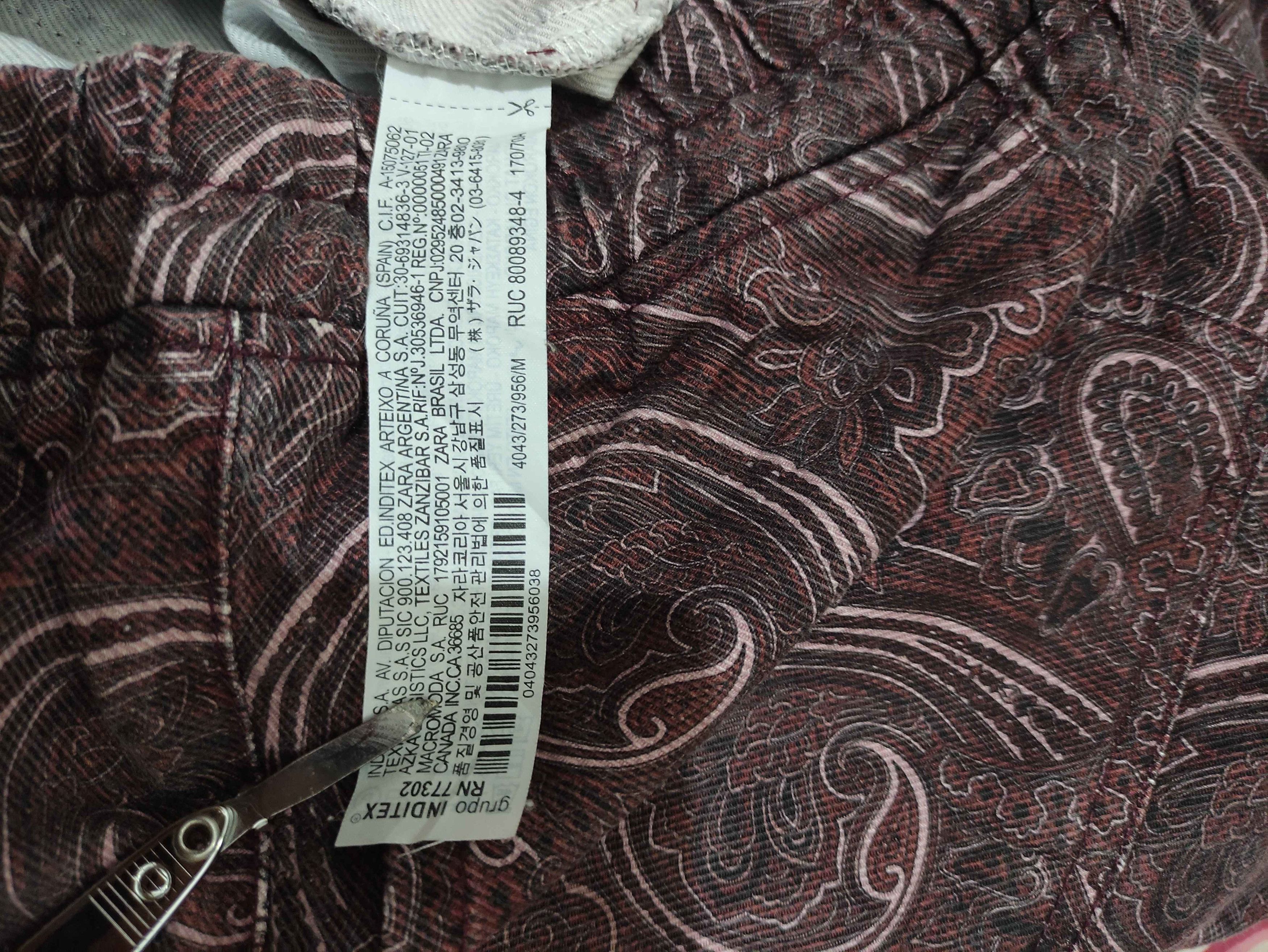 Zara Zara drawstring Paisley pants Size US 32 / EU 48 - 5 Thumbnail