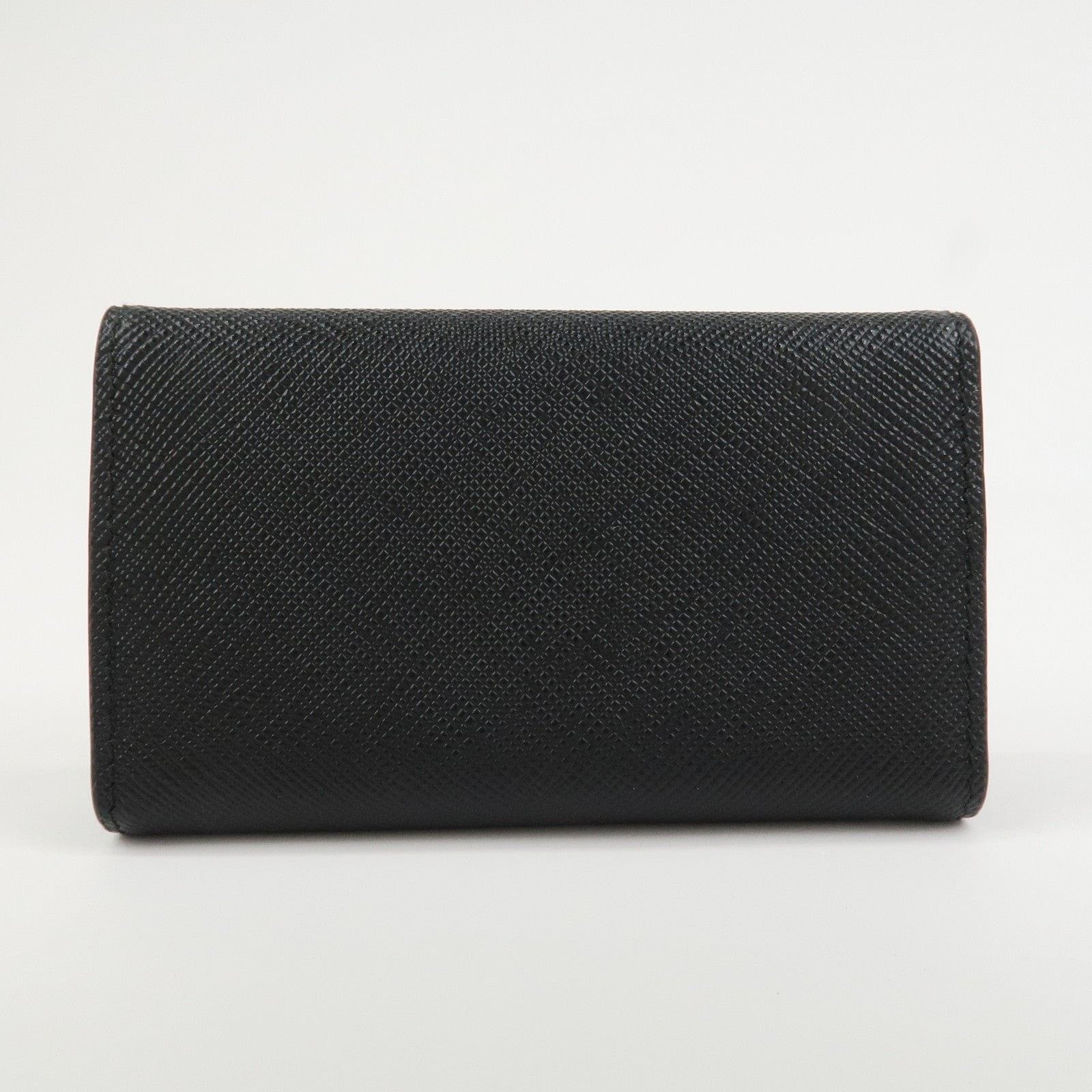 Prada Prada Saffiano Key Holder Black Size ONE SIZE - 2 Thumbnail