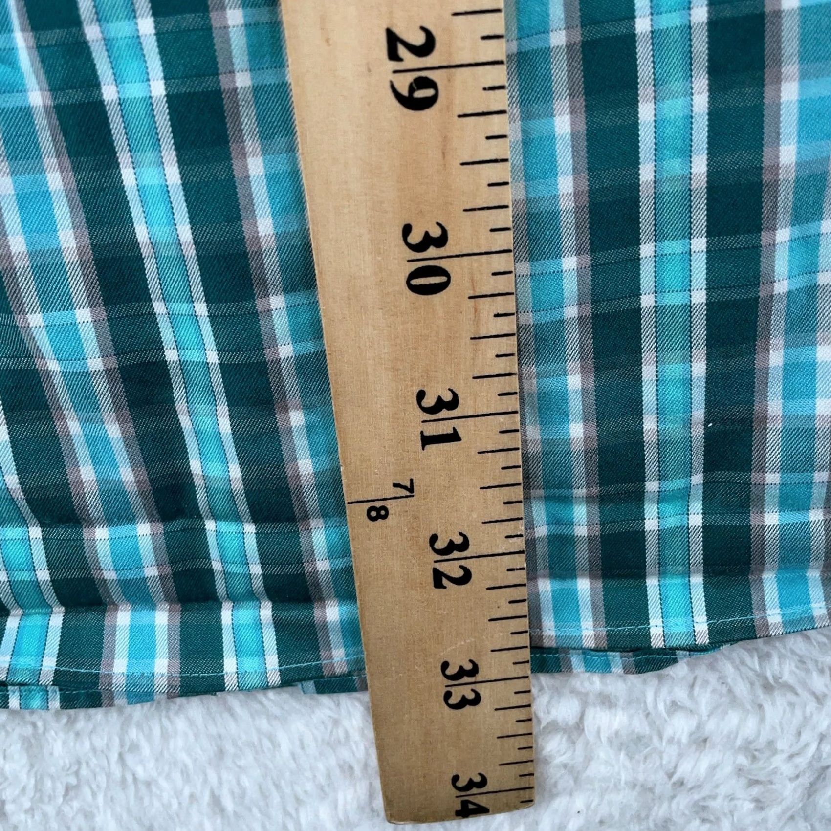 Vintage Duluth Wrinklefighter Shirt Men LT Green Plaid Slim Collared Button-Down Shirt Size US L / EU 52-54 / 3 - 7 Thumbnail