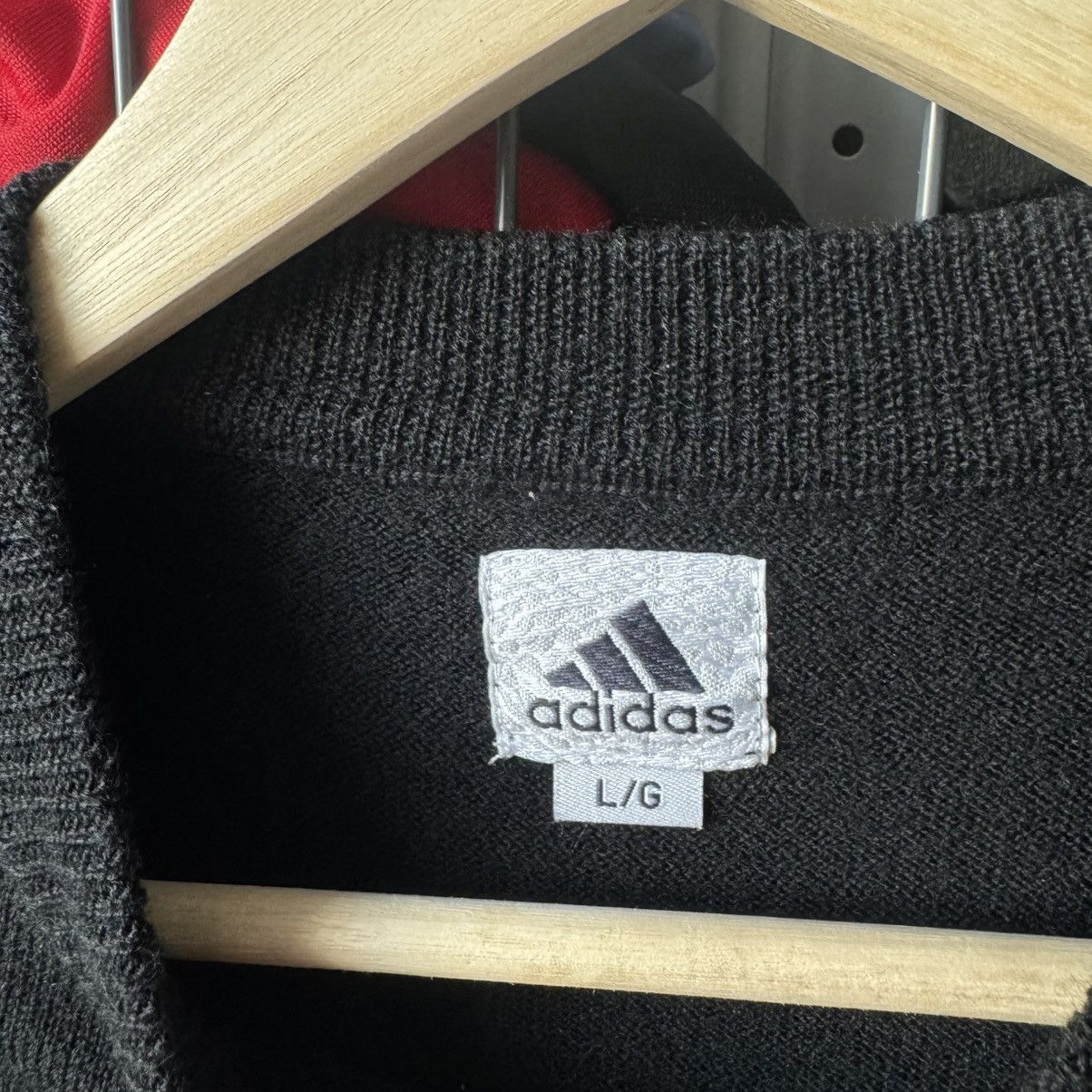 Vintage Vintage Adidas 2003 Wool Sweater Size US L / EU 52-54 / 3 - 7 Thumbnail
