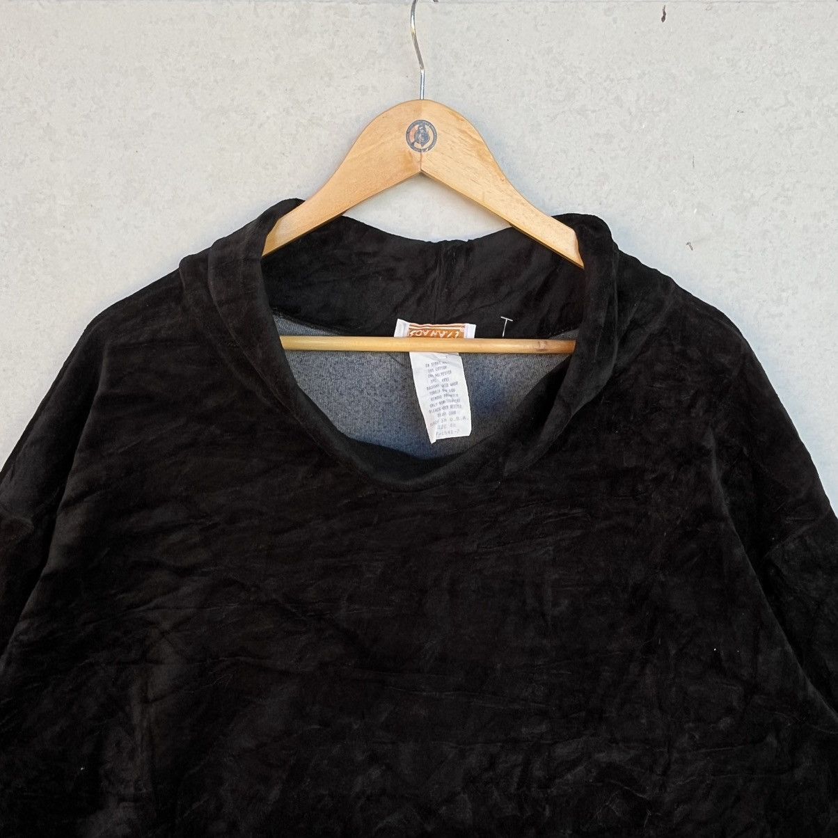 Other Vintage Roam Black Velvet Top With A Relaxed Fit Size XL Size XXL / US 16-18 / IT 52-54 - 4 Thumbnail