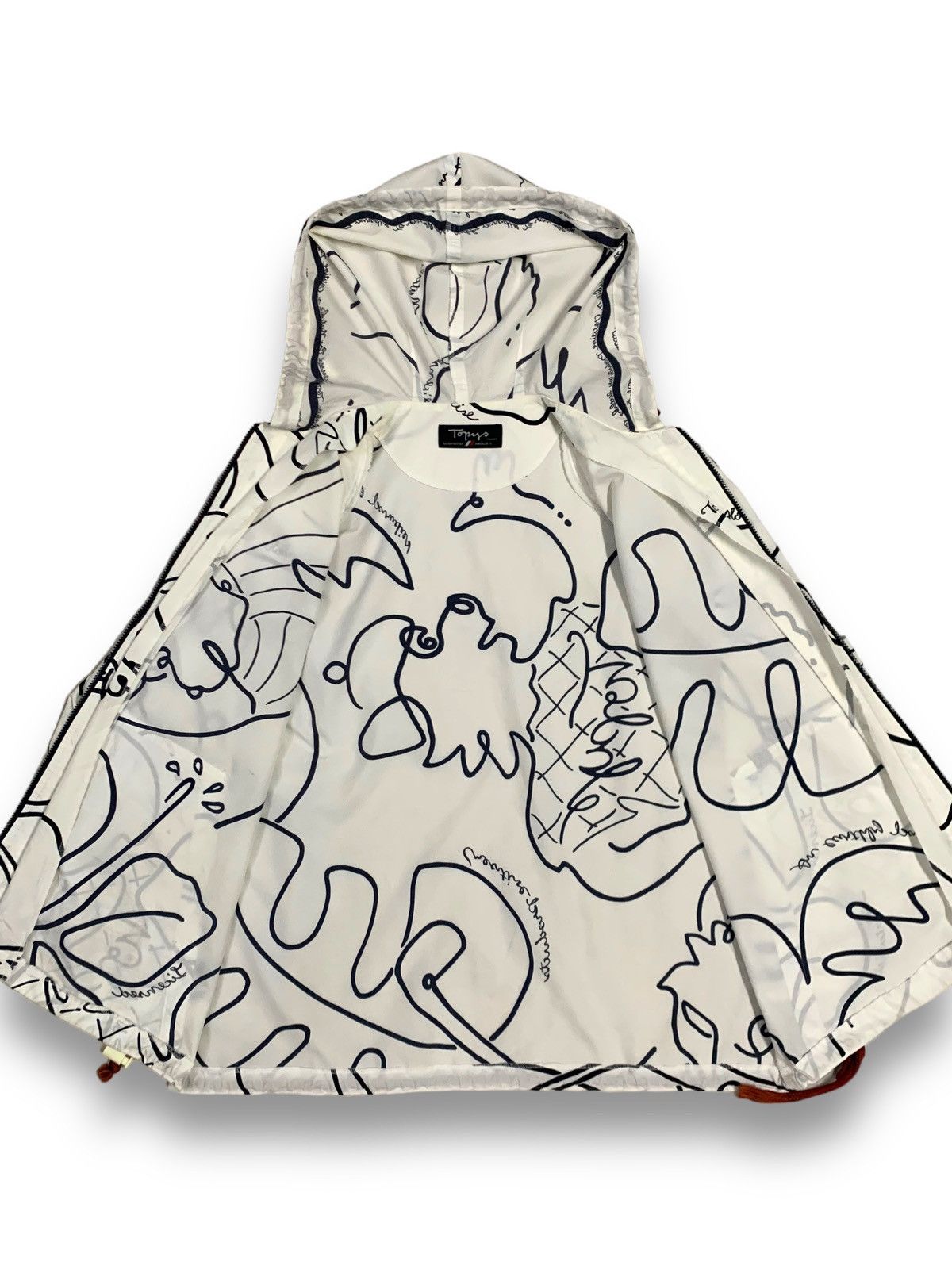 Other Topys France by Natalie S. Full Graphic Art Hooded Jacket Size 3XL / US 20-22 - 3 Thumbnail