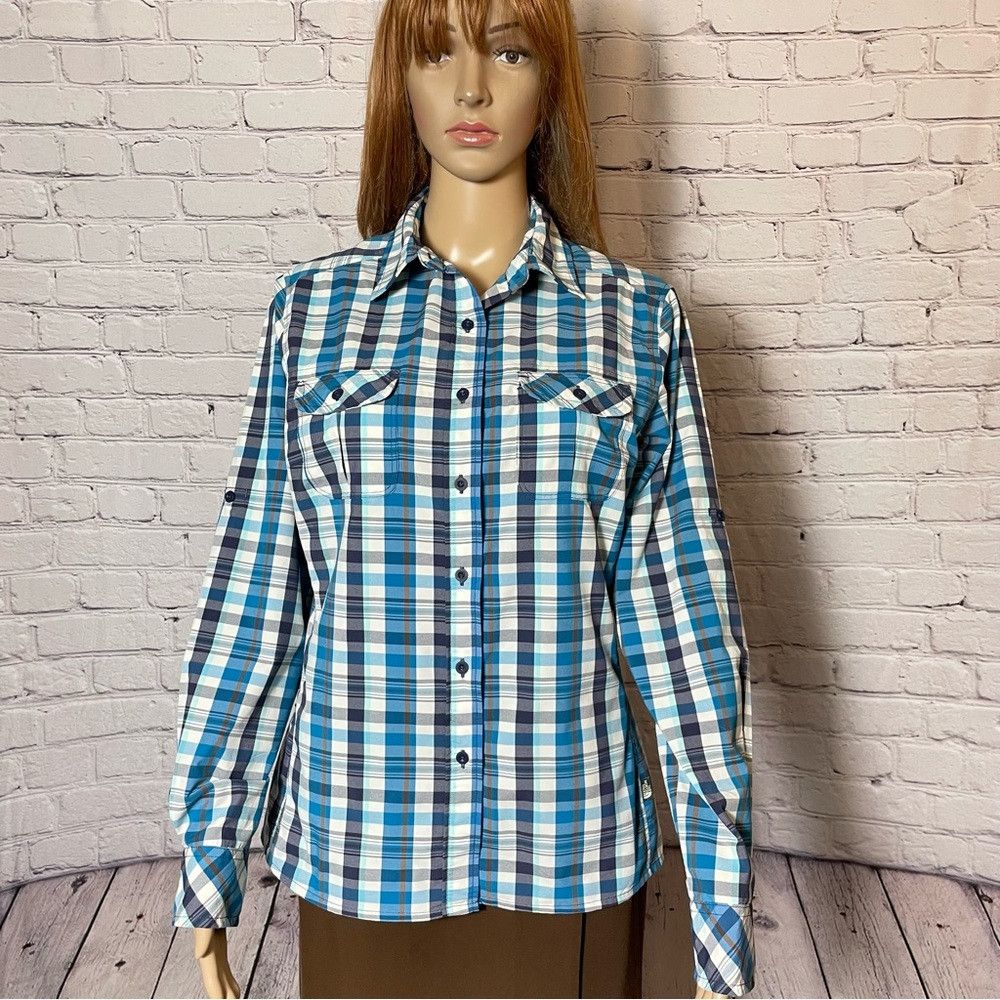 The North Face The North Face Boulder Kassie Blouse Deep Water Blue Shirt Size M / US 6-8 / IT 42-44 - 3 Thumbnail