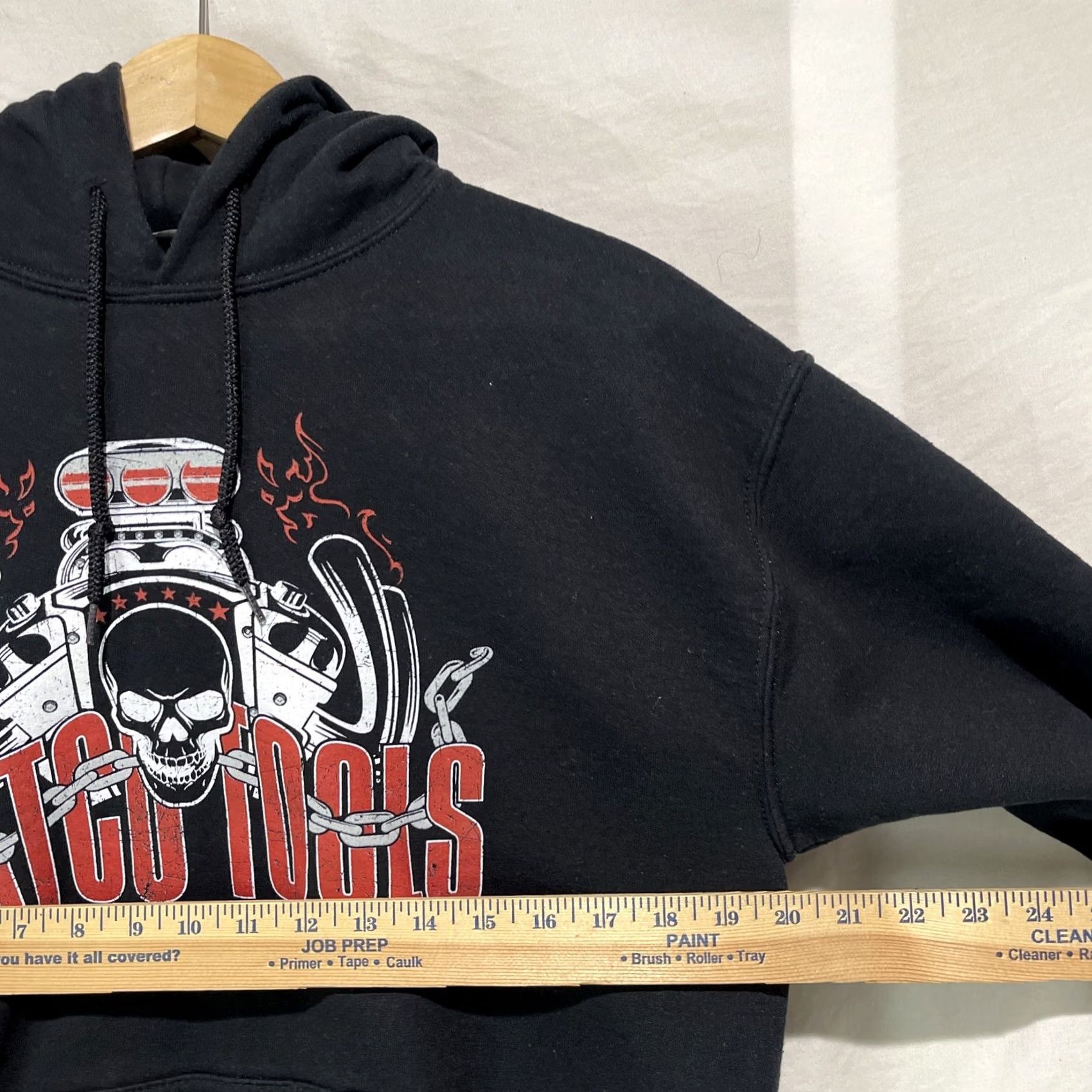 Gildan Gildan Hoodie Mens M Black Card Car Dad Graphic Print Logo Fleece Pullover Winter Gear Size US M / EU 48-50 / 2 - 7 Thumbnail