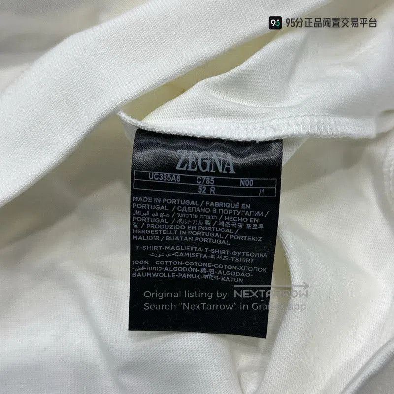 Ermenegildo Zegna Zegna Men's Crew Neck Chest Pocket Short Sleeve T. Size US L / EU 52-54 / 3 - 1 Thumbnail