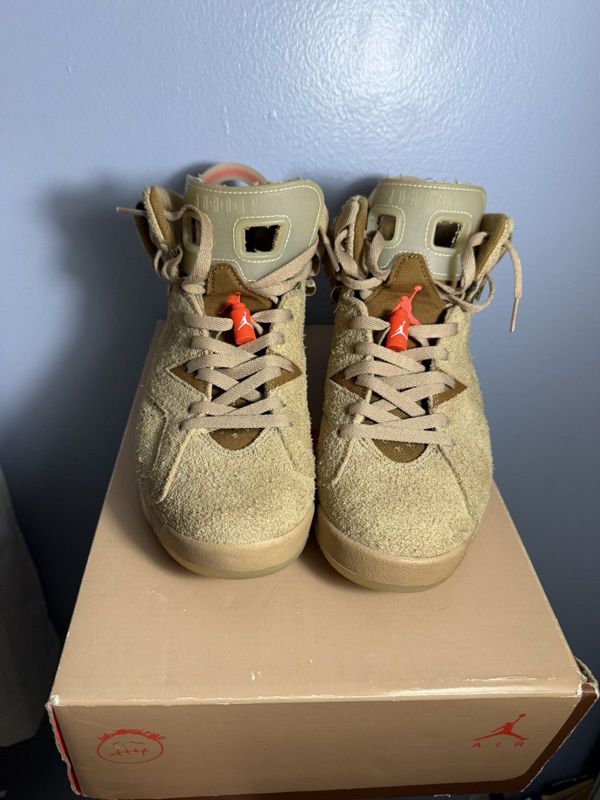 Jordan Brand × Travis Scott Jordan 6s “British Khaki” Size US 9 / EU 42 - 3 Thumbnail
