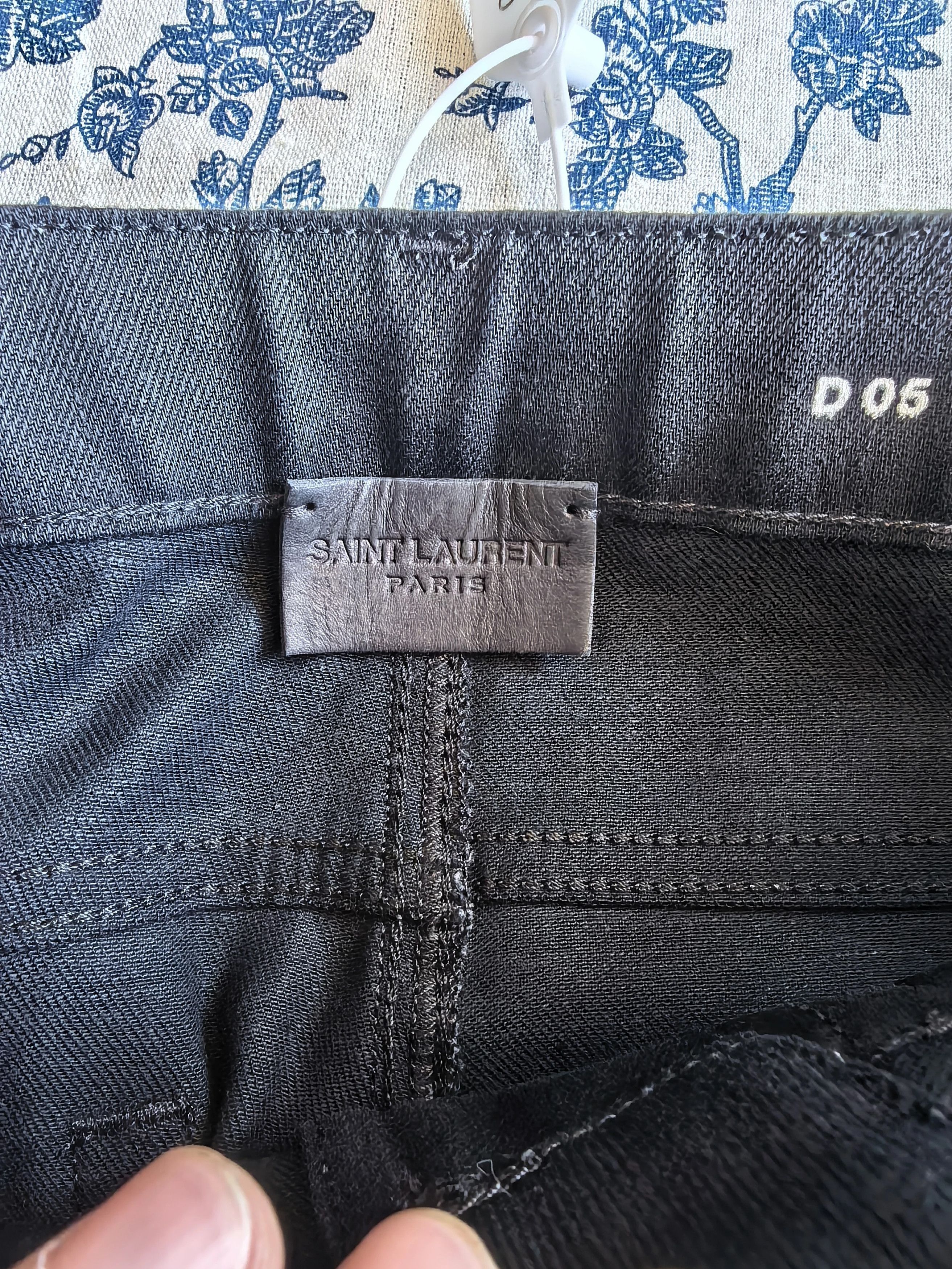 Saint Laurent Paris Saint Laurent Black Jeans 27 Size US 27 - 4 Thumbnail