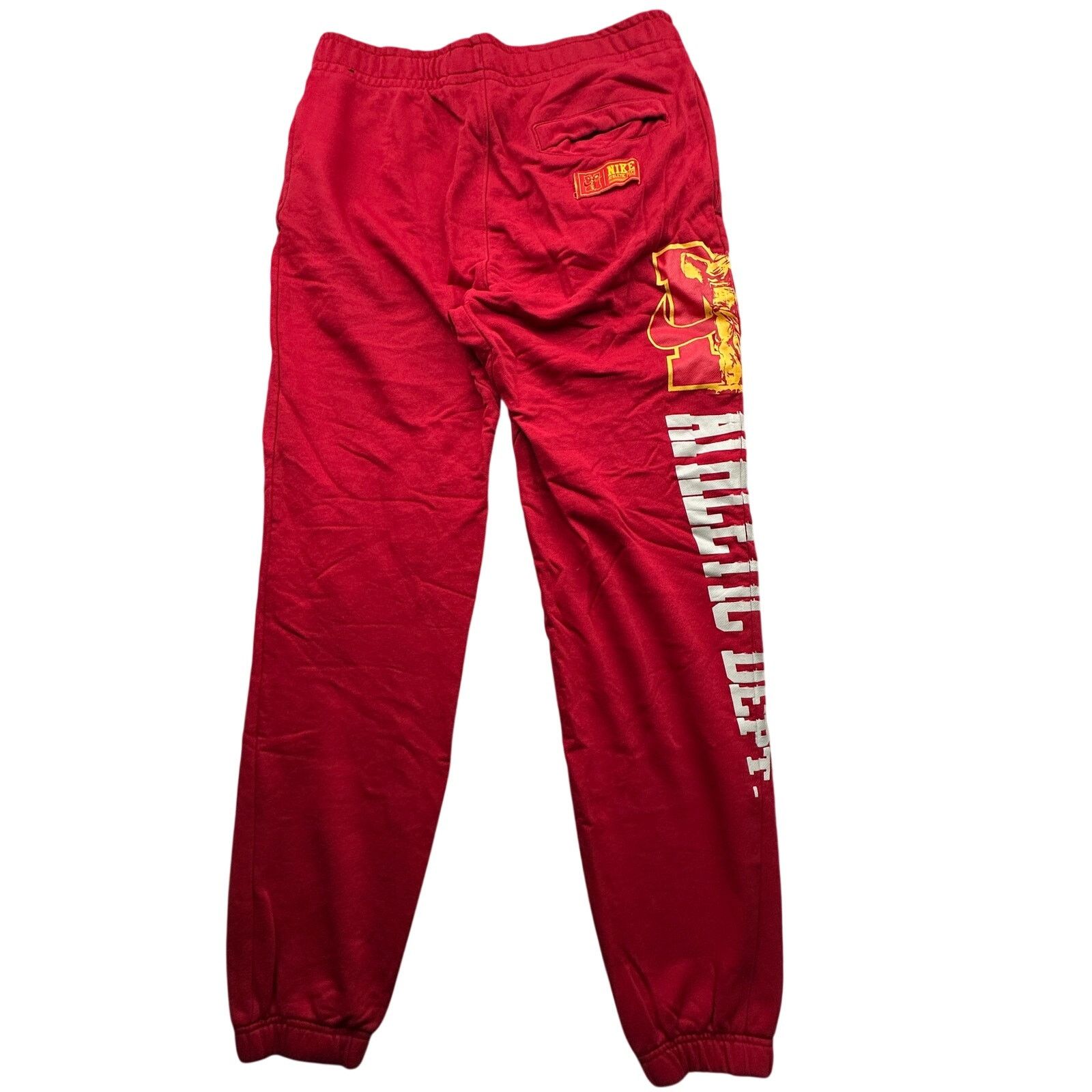 Nike Nike Sweatpants Jogger Club Fleece Logo Graphic Red Small Size US 32 / EU 48 - 10 Thumbnail