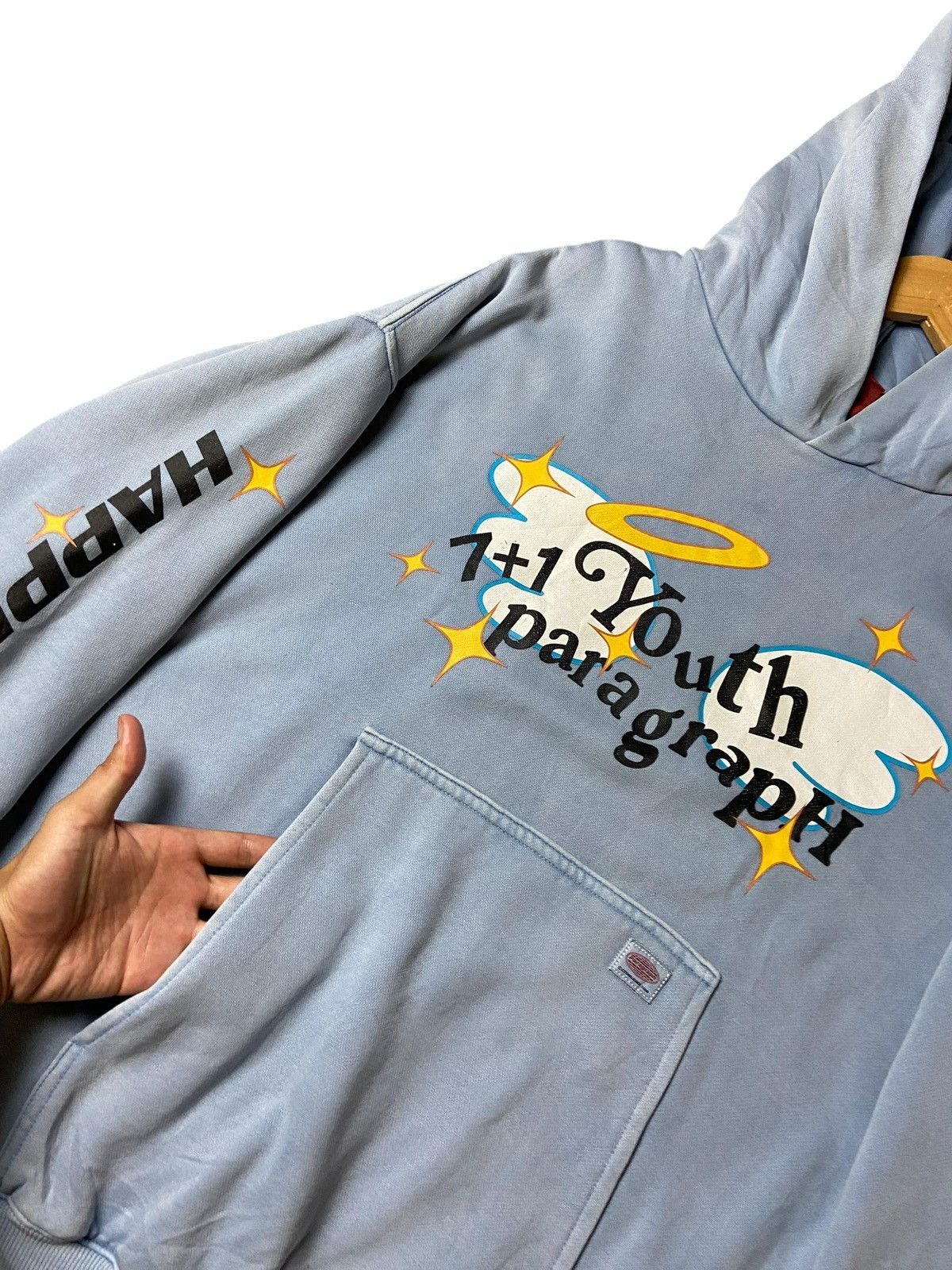Japanese Brand × Vintage PARAGRAPH Angel Wings Dying Pullover Hoodies (129) Size US L / EU 52-54 / 3 - 3 Thumbnail