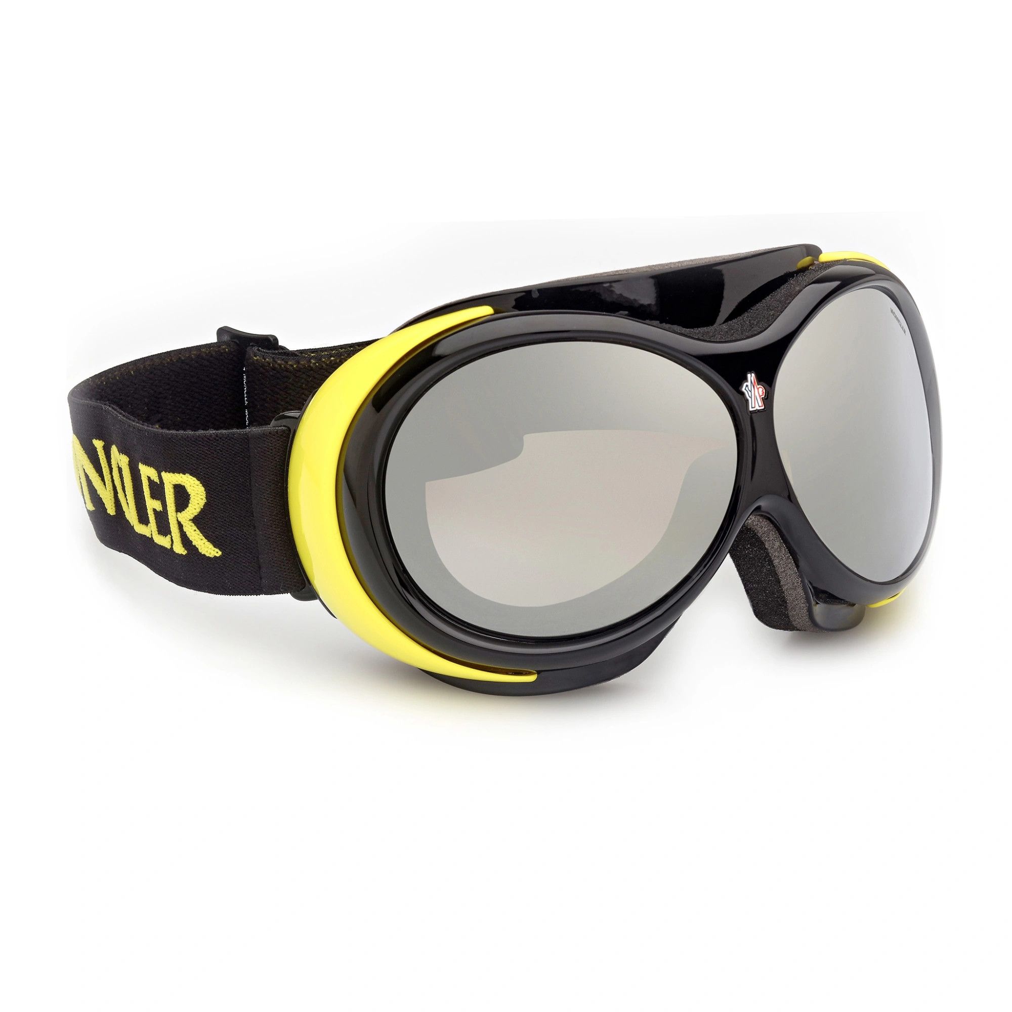 Moncler o1y0225 Size : OS / 99 mm Logo Sunglasses in Black/Yellow Size ONE SIZE - 6 Thumbnail