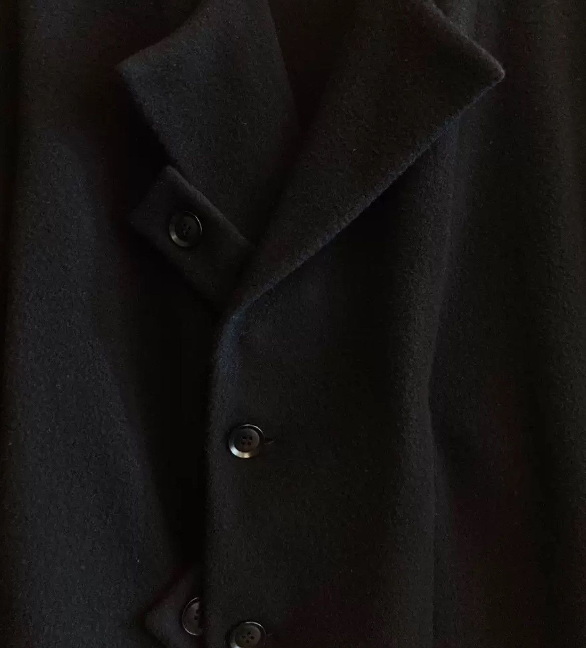 Yohji Yamamoto Yohji Yamamoto pour homme 19AW button woolen coat Size US L / EU 52-54 / 3 - 5 Thumbnail