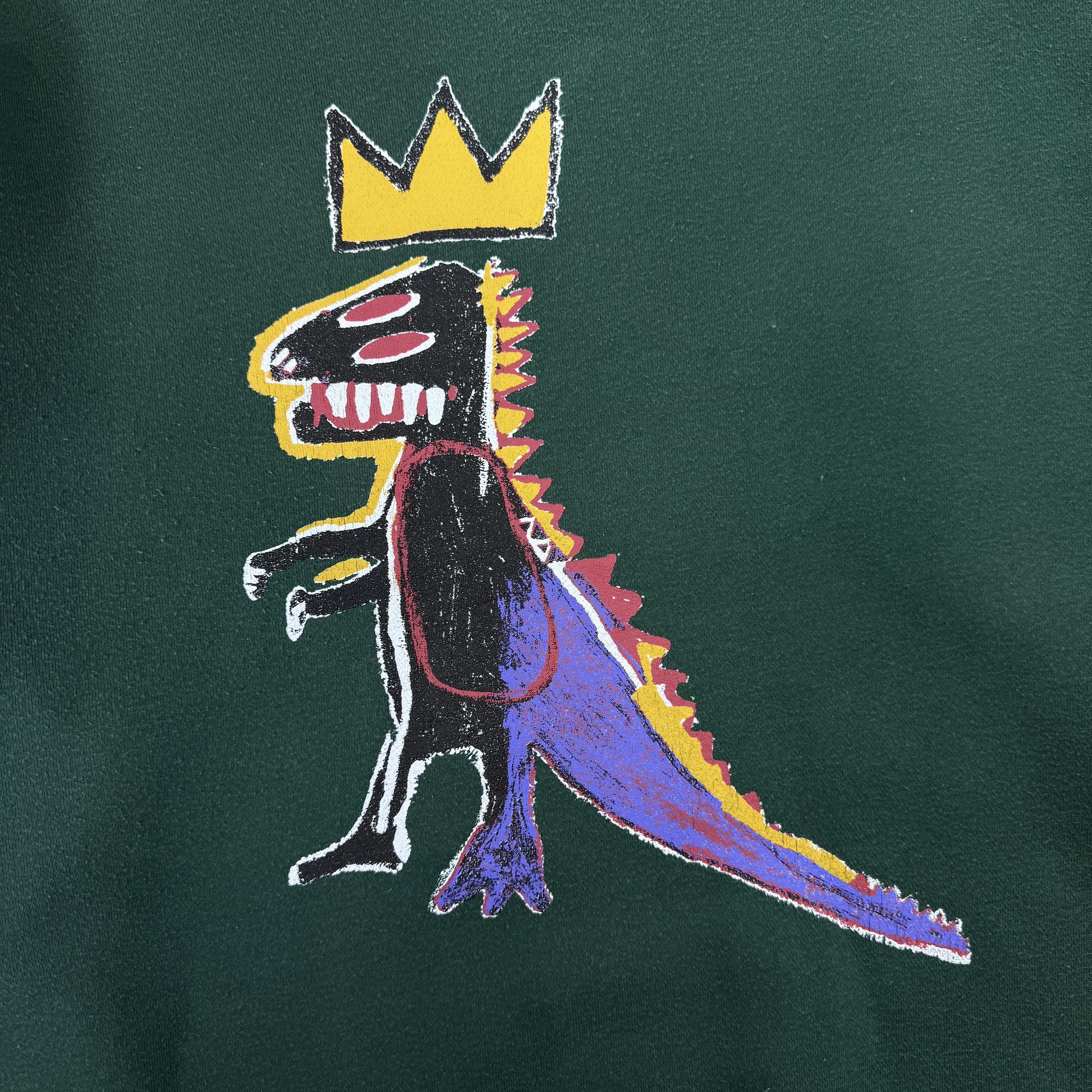 Jean-Michel Basquiat Jean-Michel Basquiat Graphic Dino Crewneck Sweatshirt Size US S / EU 44-46 / 1 - 7 Thumbnail