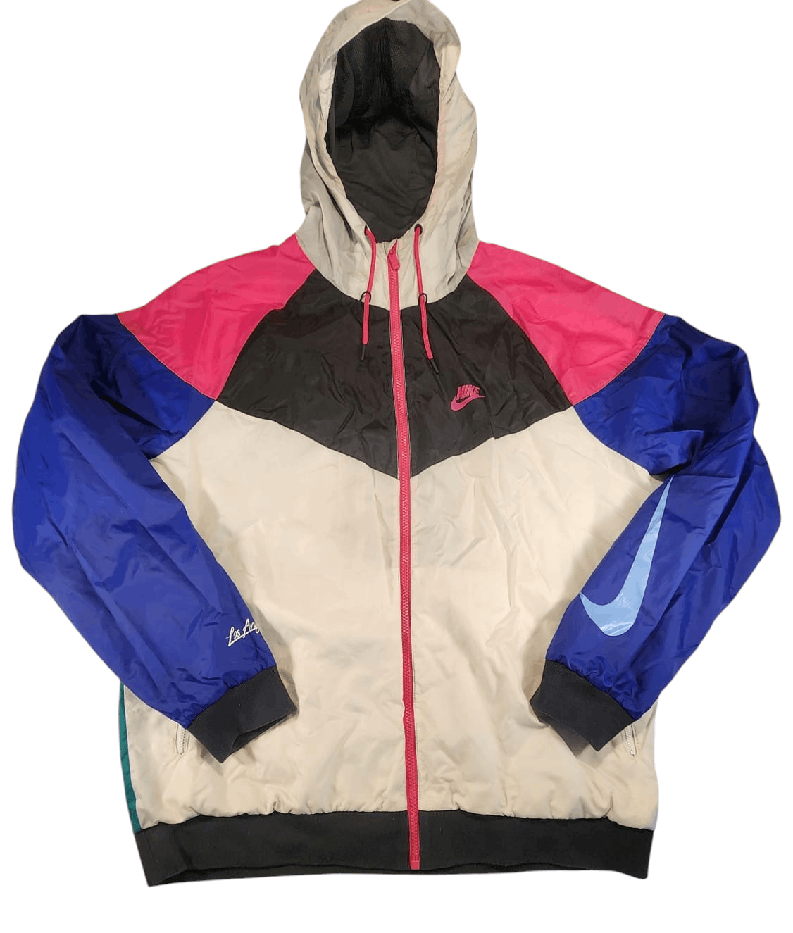 Nike retro disco 90s hooded windbreaker Size XL / US 12-14 / IT 48-50 - 1 Thumbnail