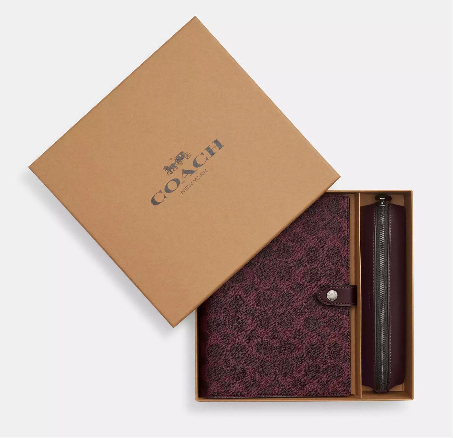 Coach Boxed Notebook And Pencil Case Set In Signature Canvas Size ONE SIZE - 7 Thumbnail