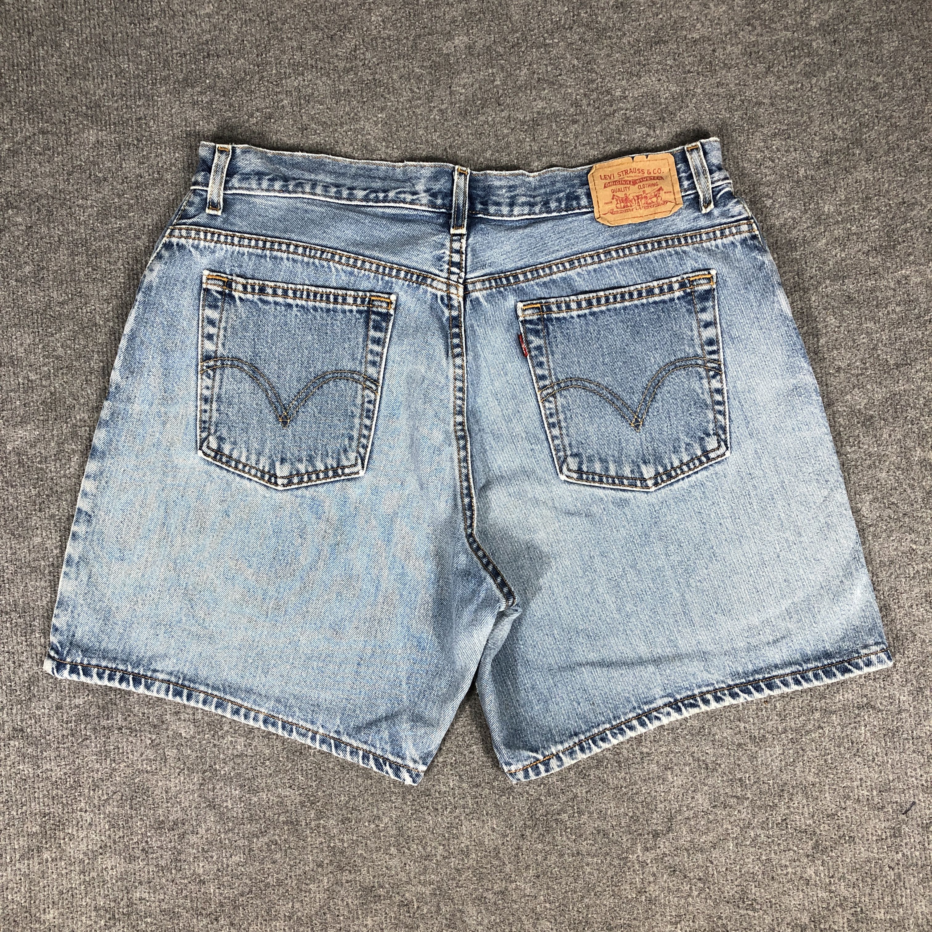Levi's × Vintage Womens Vintage Levis Jeans Short Pants Classic Fit L885W Size 35" - 3 Thumbnail