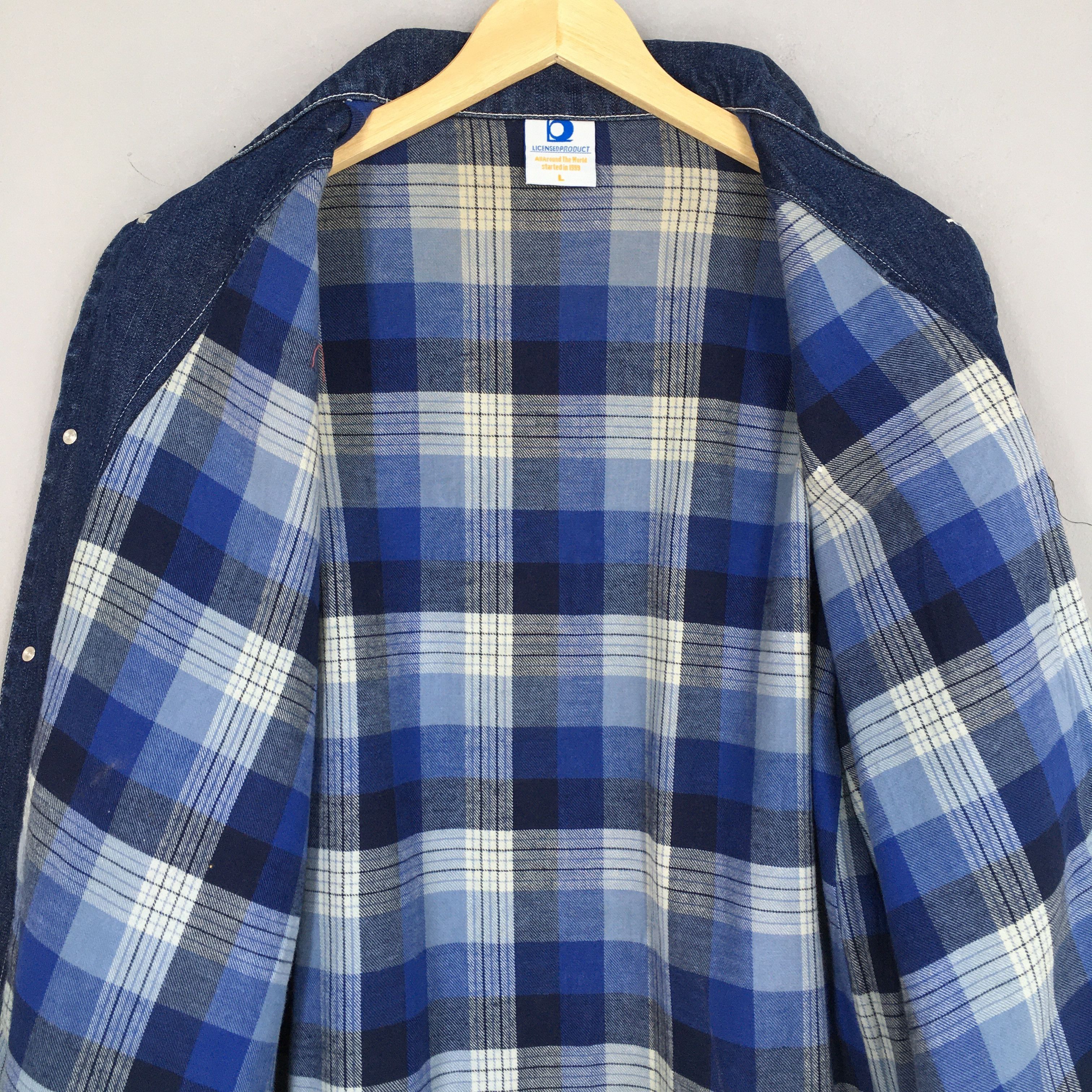 Other Vintage 1980s Radio Flyer Denim Chore Workers Jacket Large Size US L / EU 52-54 / 3 - 7 Thumbnail